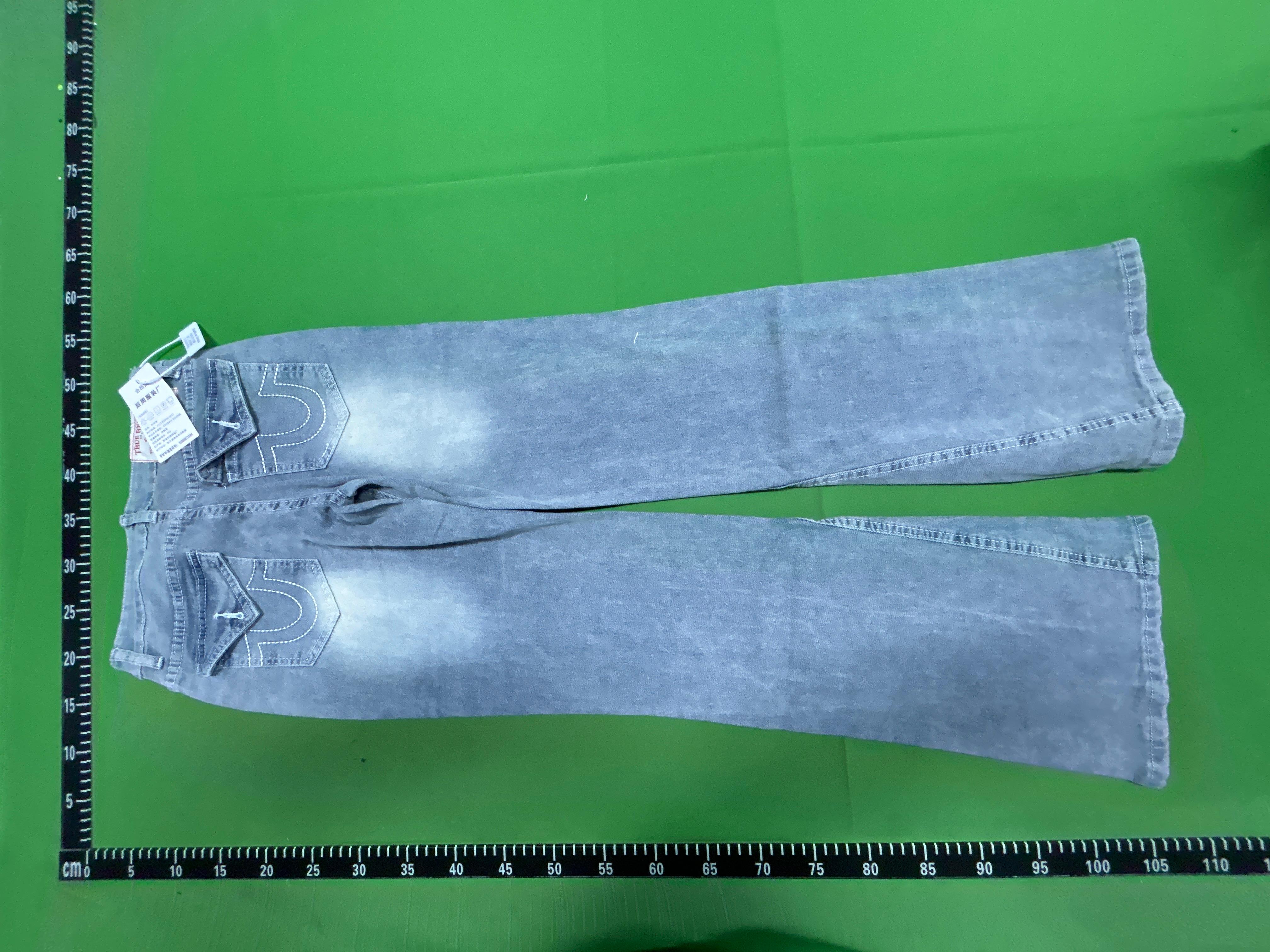 Foto QC 6 de True Religion World Tour Jeans Thick Stitch Flare Blue