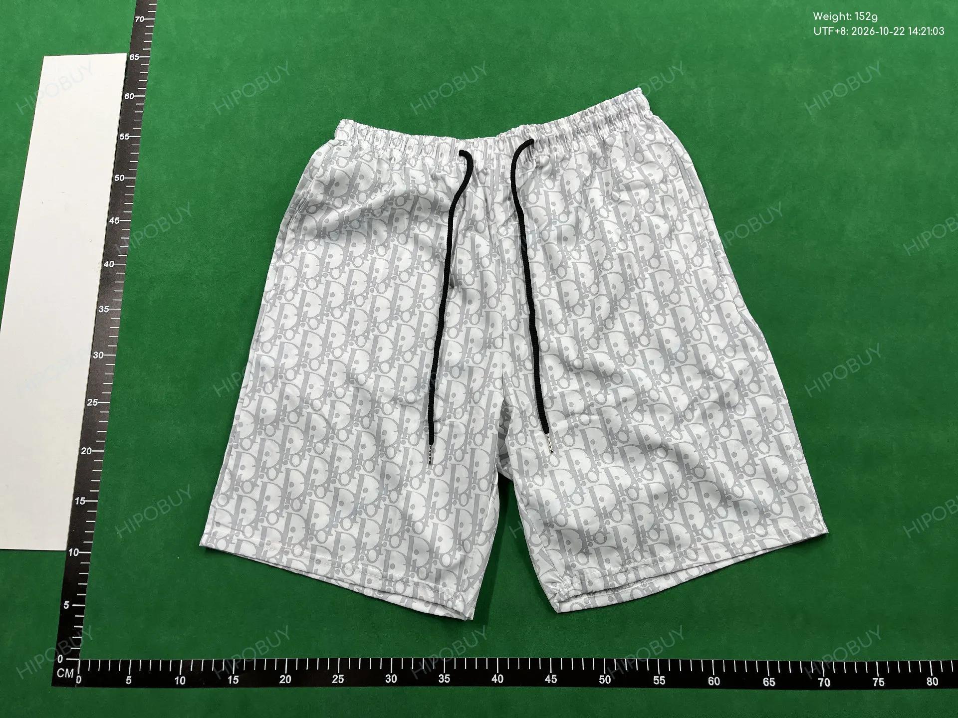 Foto QC 6 de Dior Oblique Board Shorts Monogram White Grey