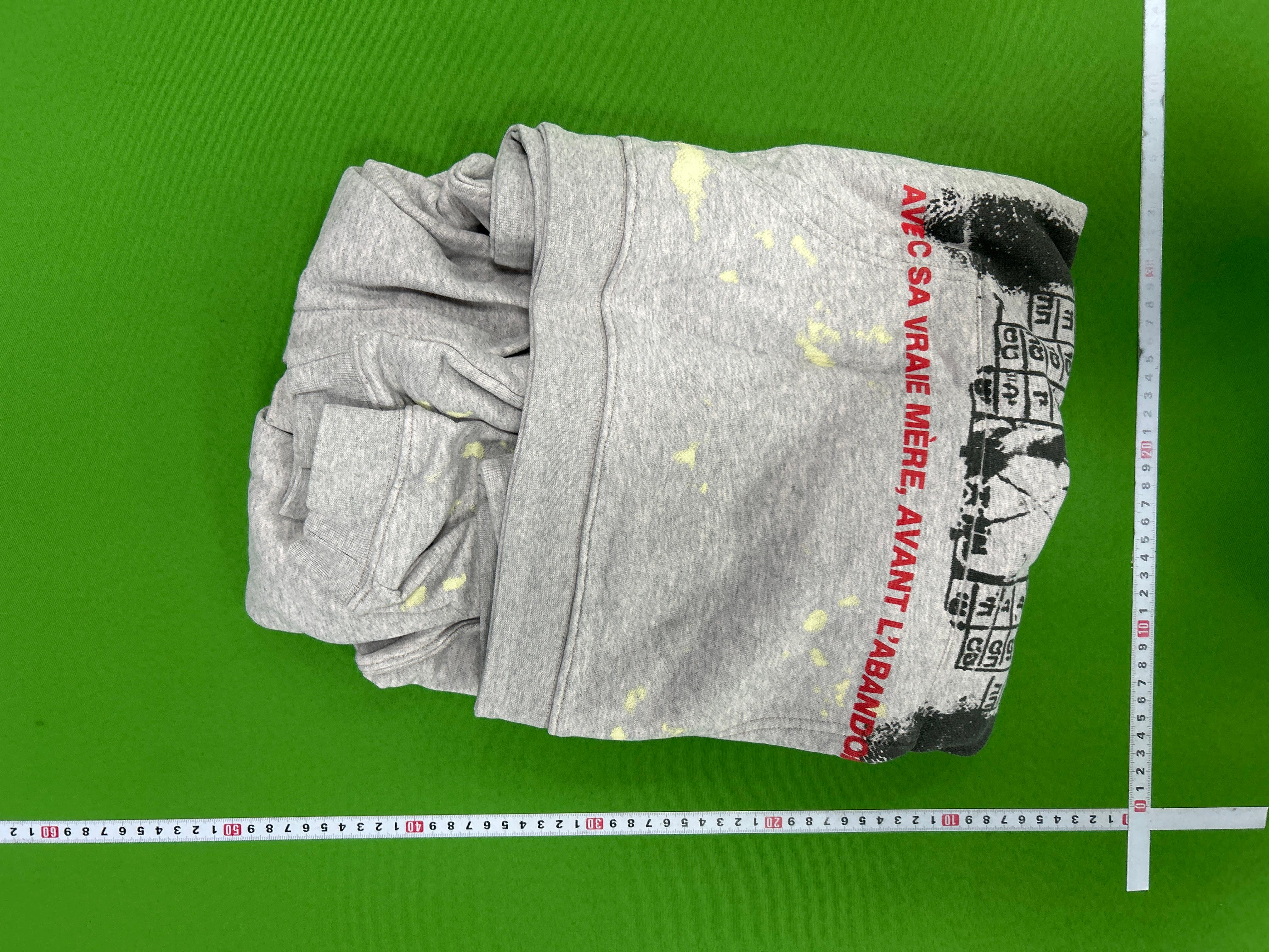 Foto QC 4 de Enfants Riches Déprimés Hoodie Cowboy Pig Graphic Zip Up Washed Black