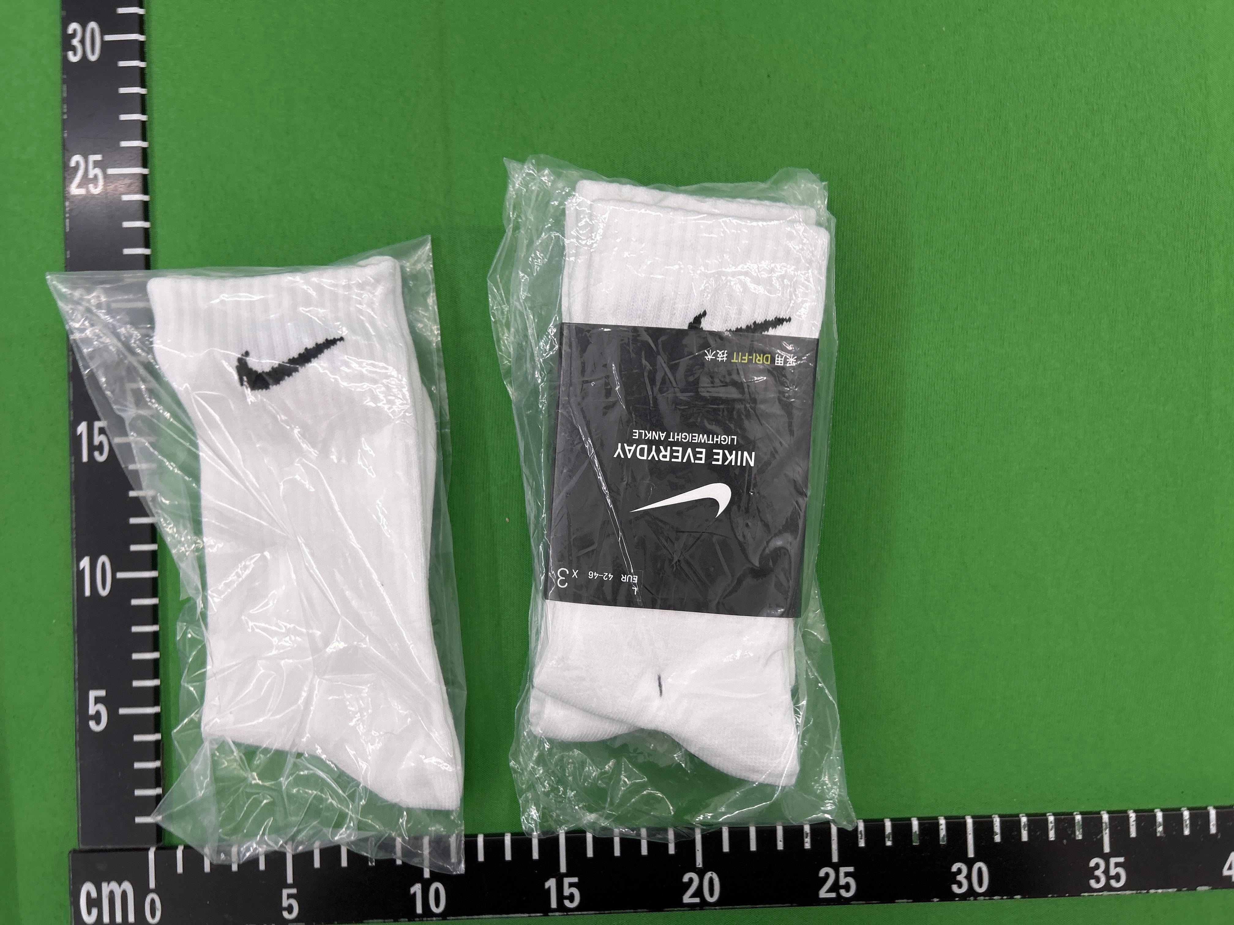 Foto QC 1 de Trapstar Crew Socks Logo White Black