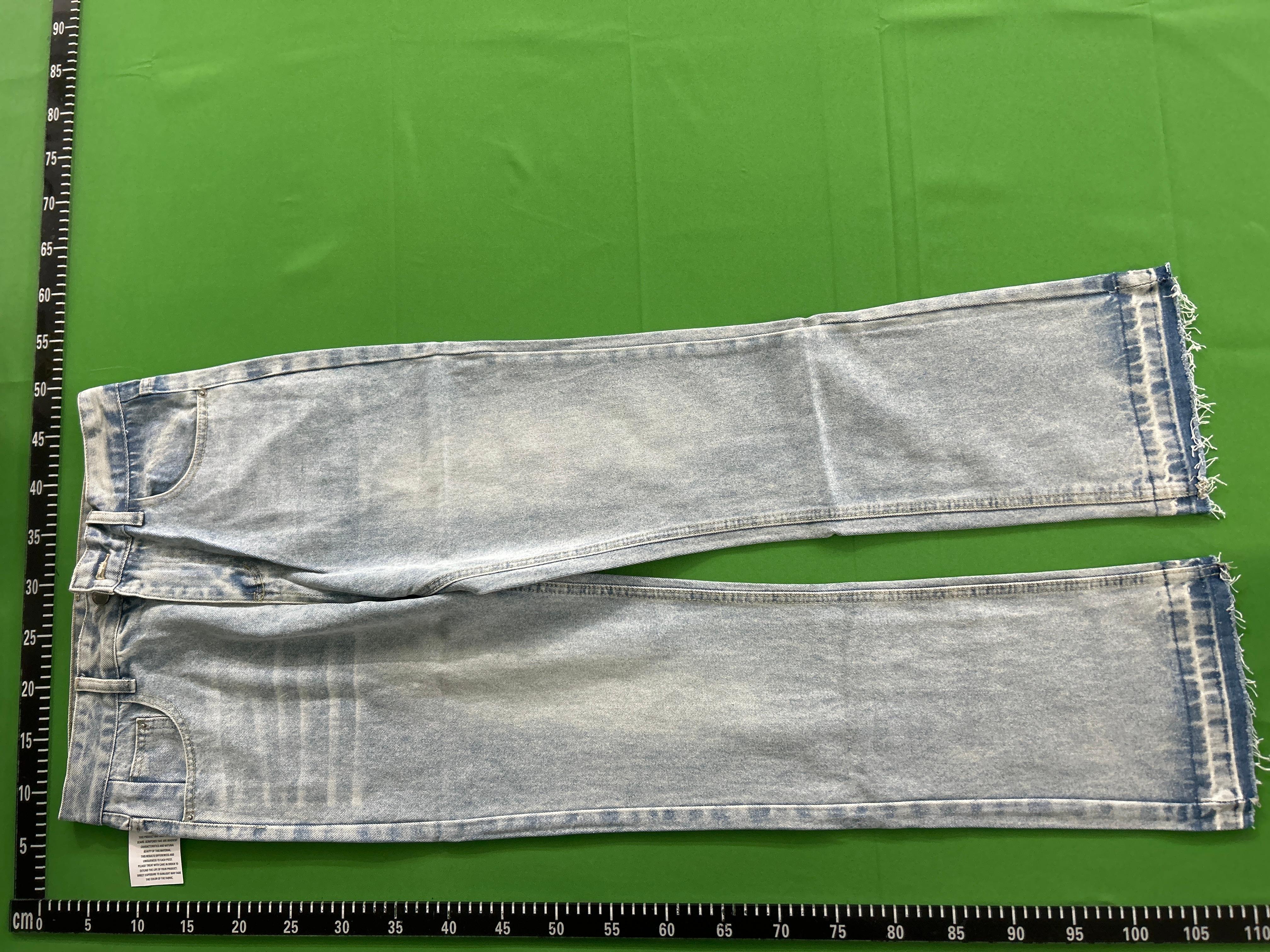 Foto QC 7 de RDT 507 Jeans Distressed Hem Clean Fit Smoke Grey
