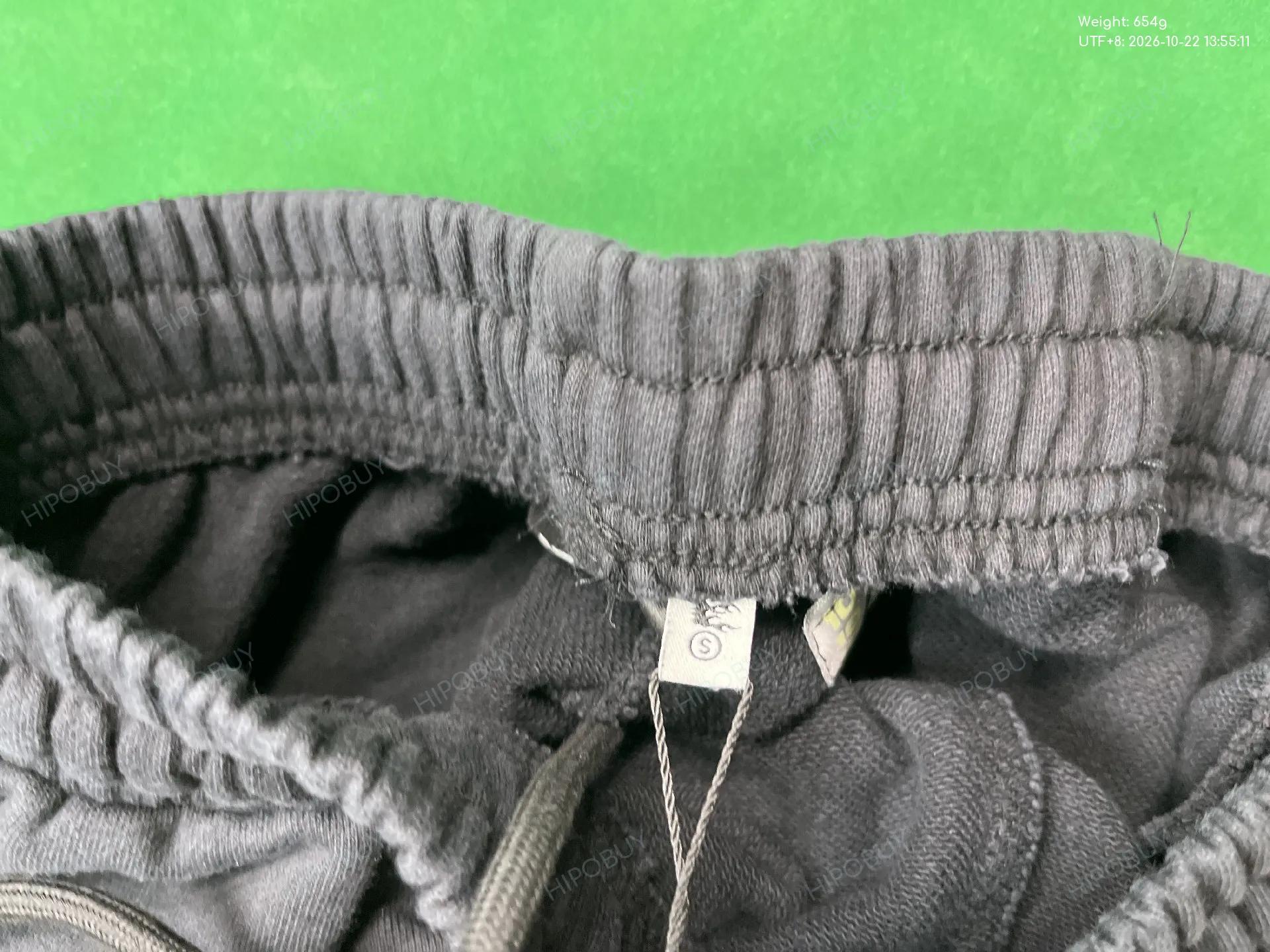 Foto QC 5 de Hellstar Hoodie Brain Logo Washed Zip-Up Black