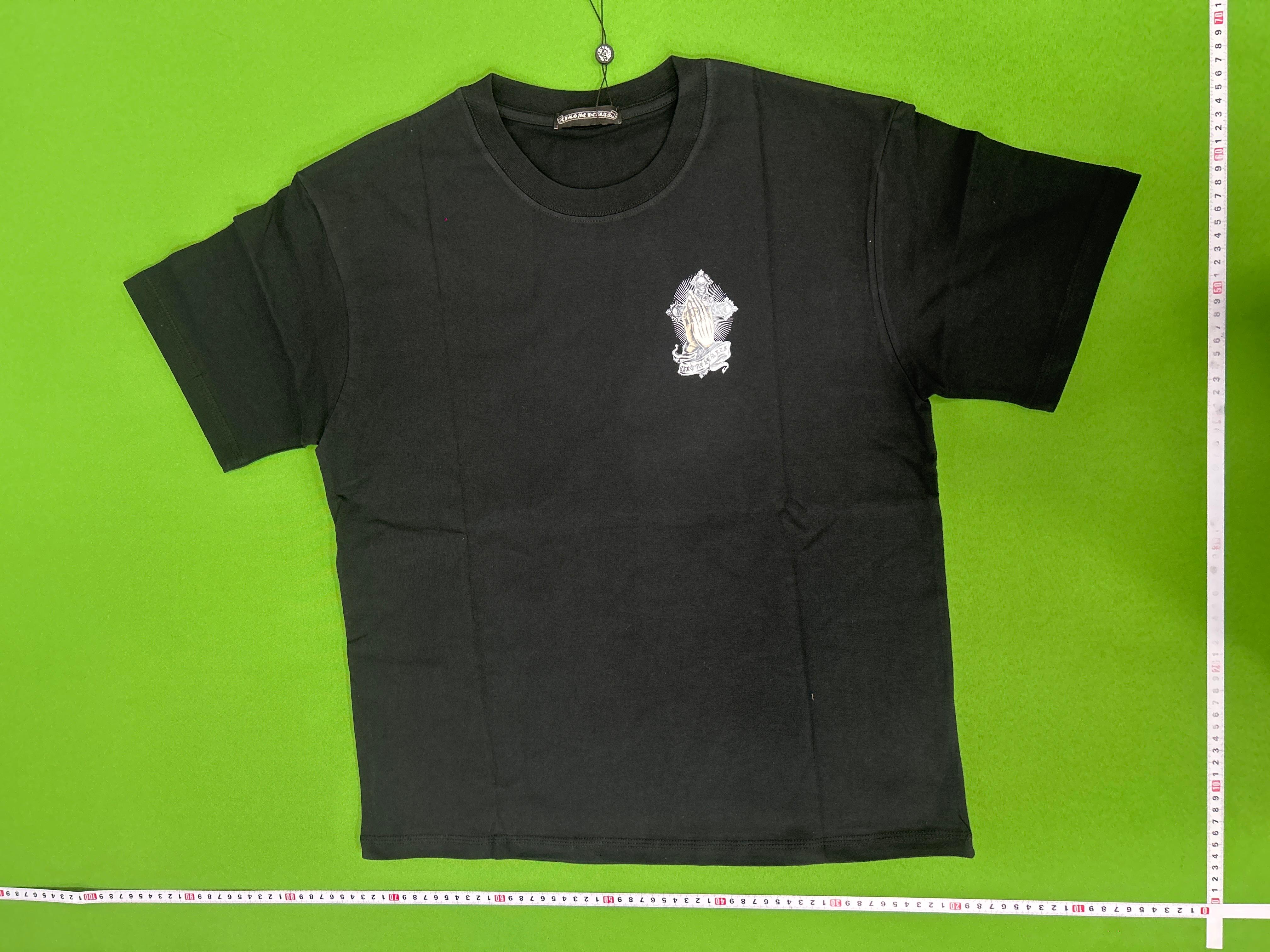 Foto QC 6 de Chrome Hearts T-shirt Praying Hands Cross Black