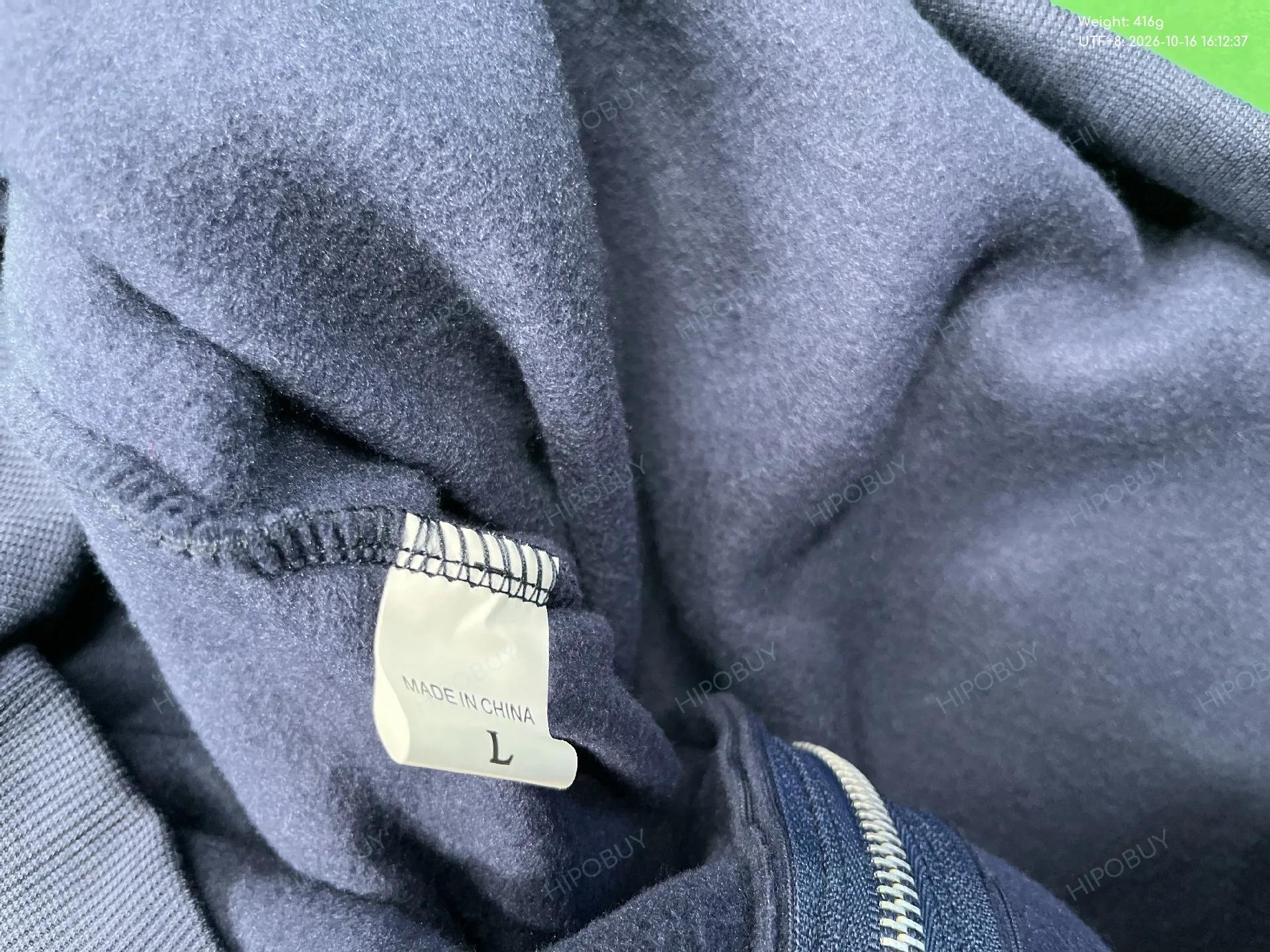 Foto QC 1 de Lacoste Hoodie Crocodile Logo Navy Blue