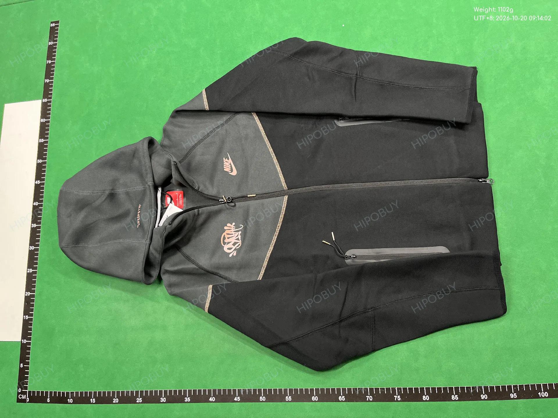 Foto QC 2 de Syna x Nike Tech Fleece Set 2-Piece Grey Black