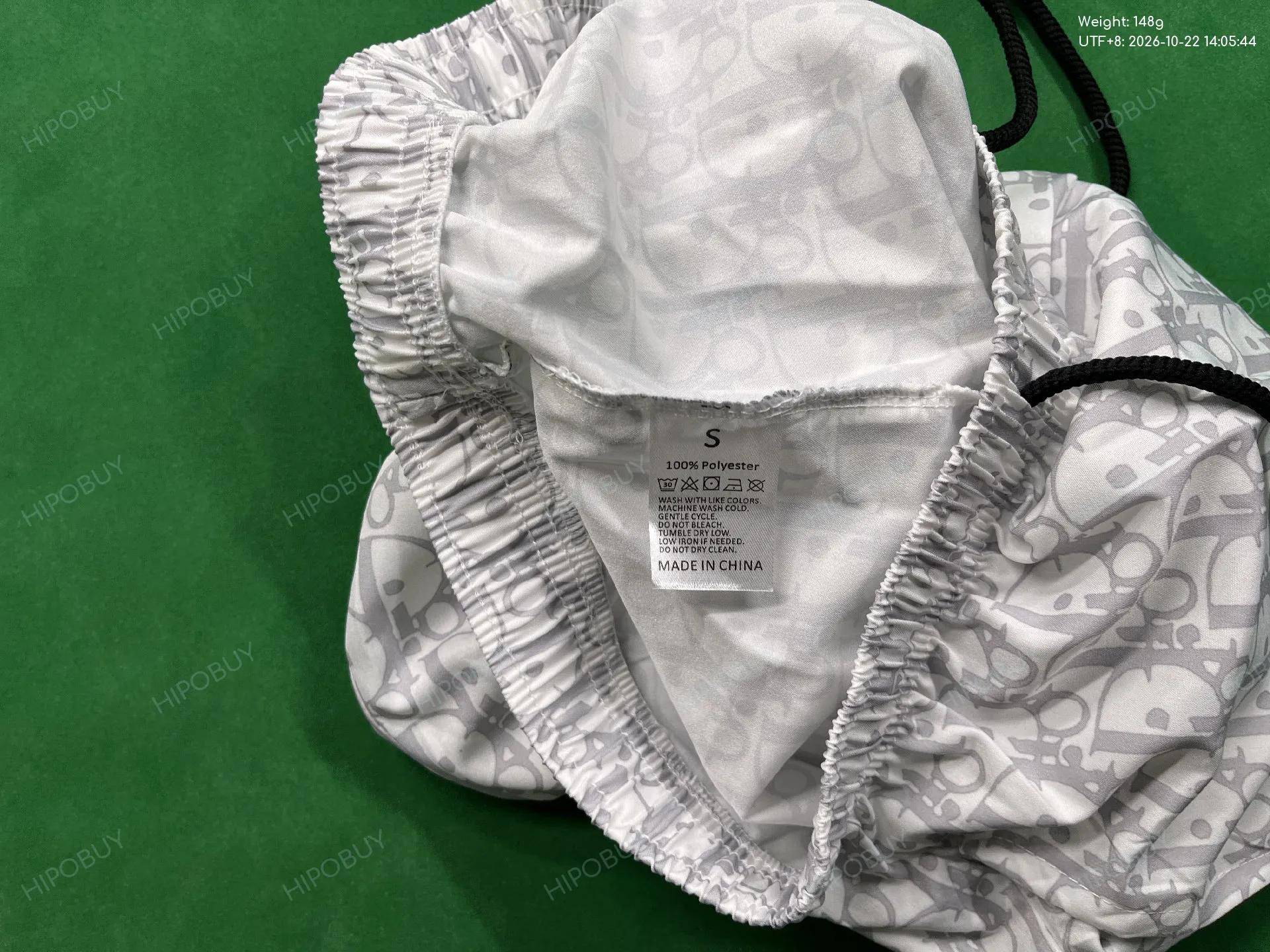 Foto QC 1 de Dior Oblique Board Shorts Monogram White Grey