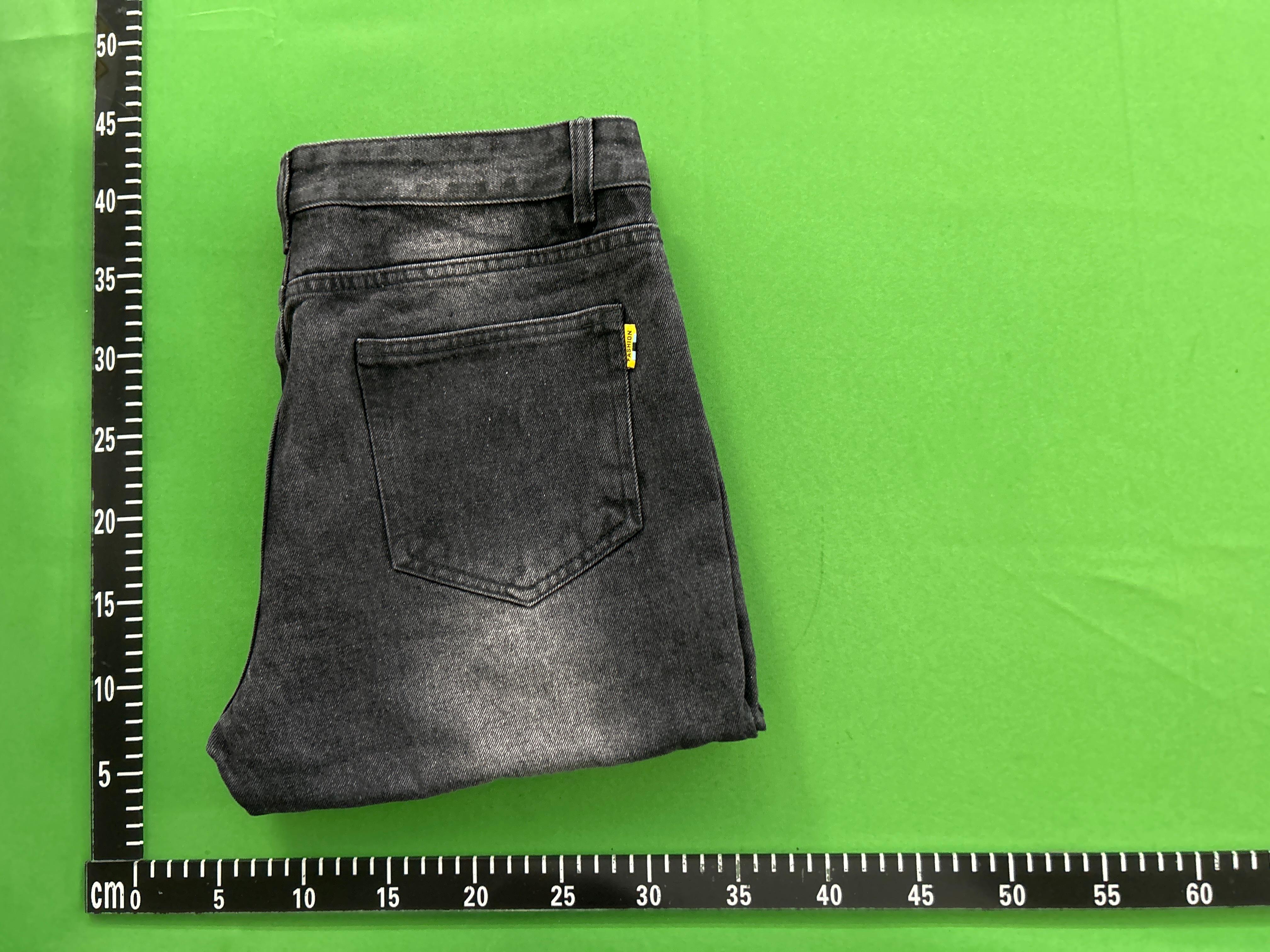 Foto QC 1 de RDT 507 Jeans Distressed Hem Clean Fit Smoke Grey