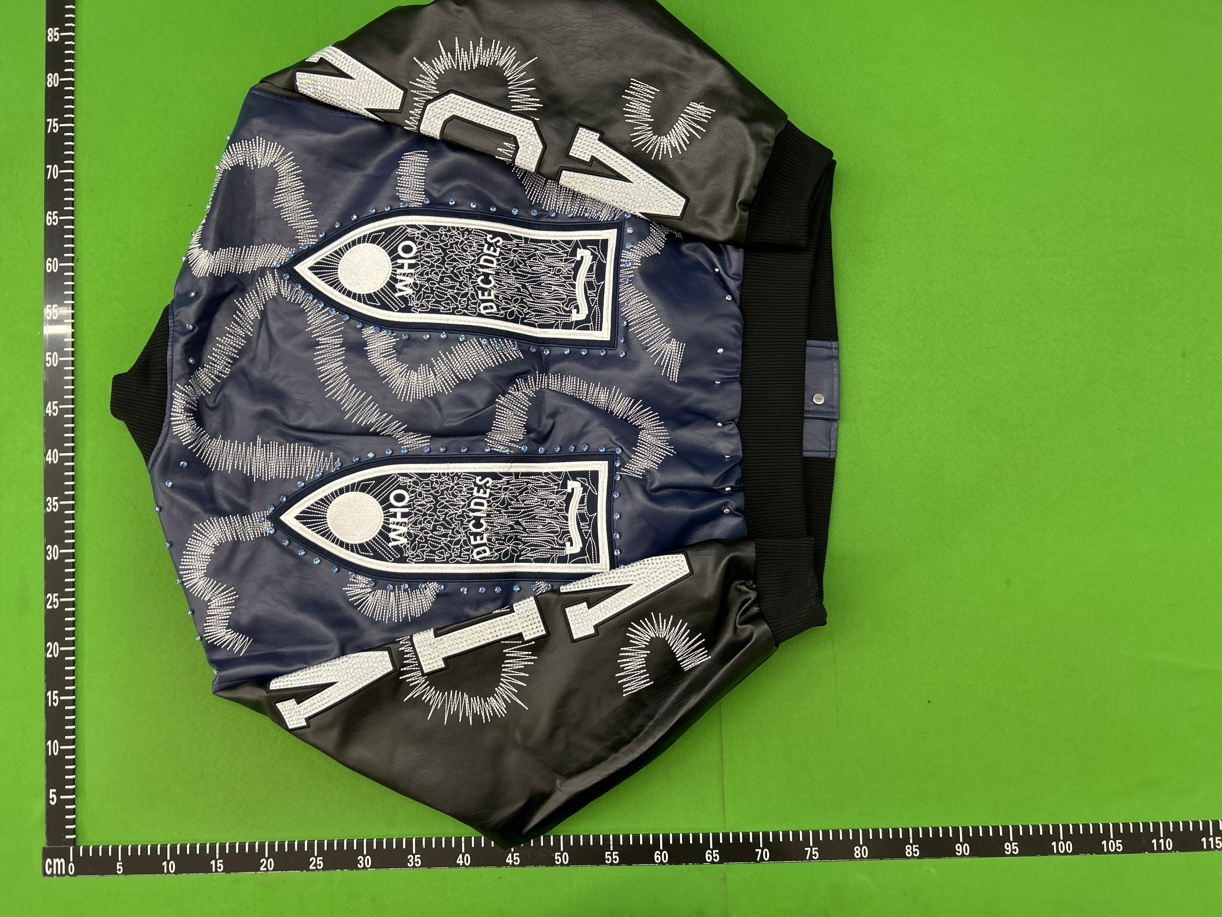 Foto QC 7 de Ed Hardy Leather Jacket Death Before Dishonor Black