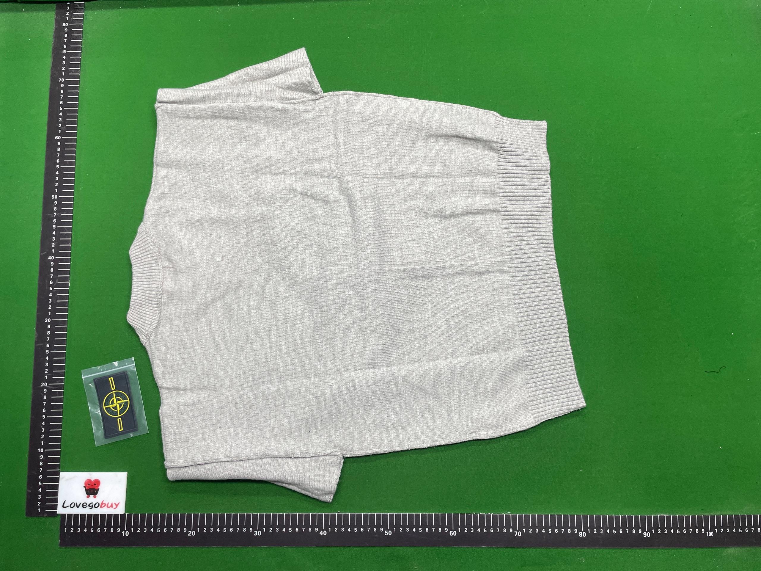 Foto QC 8 de Stone Island Zip Sweater Ribbed Knit Grey