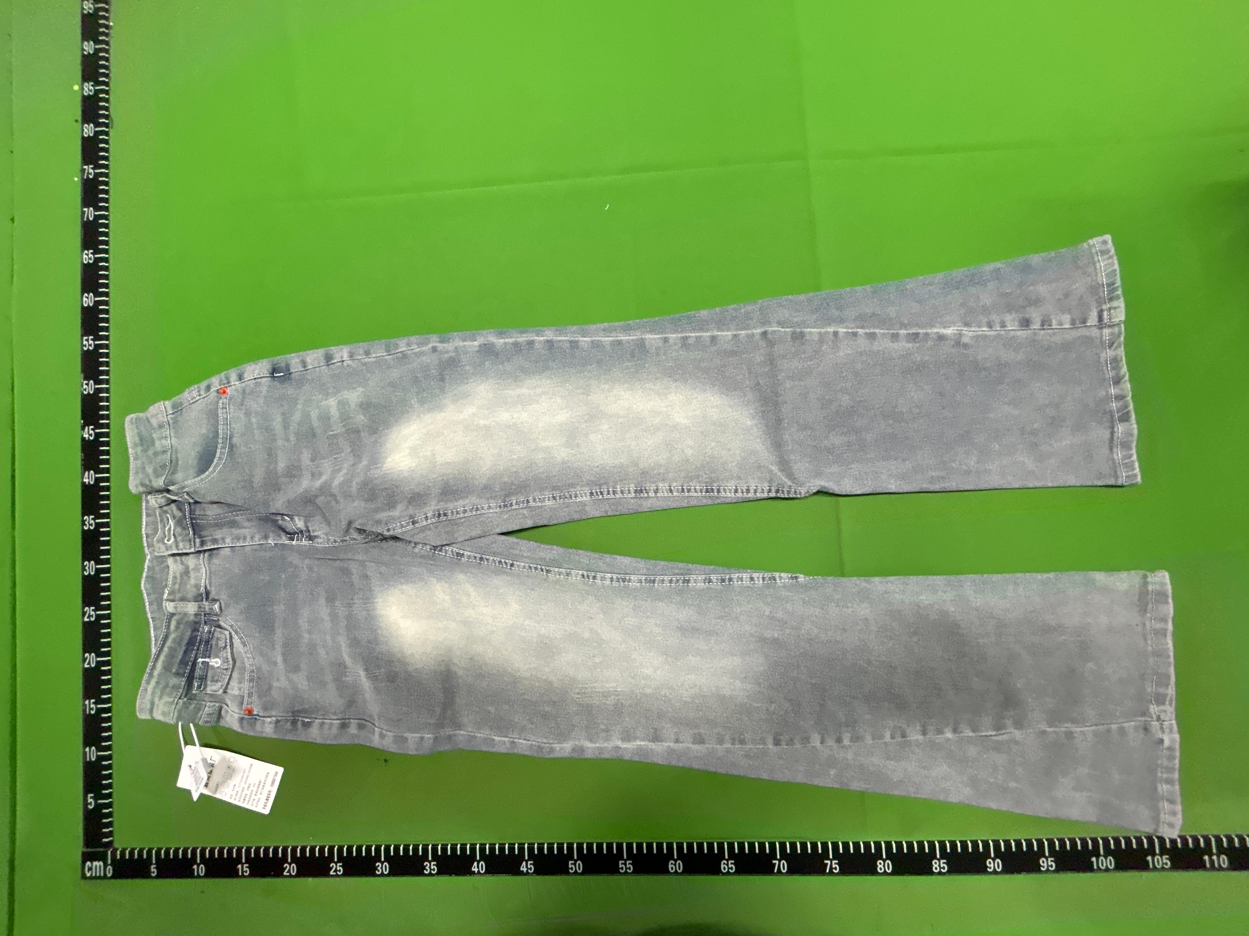 Foto QC 7 de True Religion World Tour Jeans Thick Stitch Flare Blue
