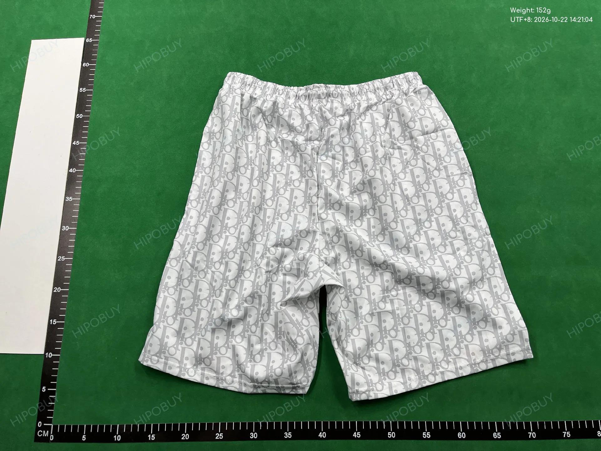 Foto QC 7 de Dior Oblique Board Shorts Monogram White Grey
