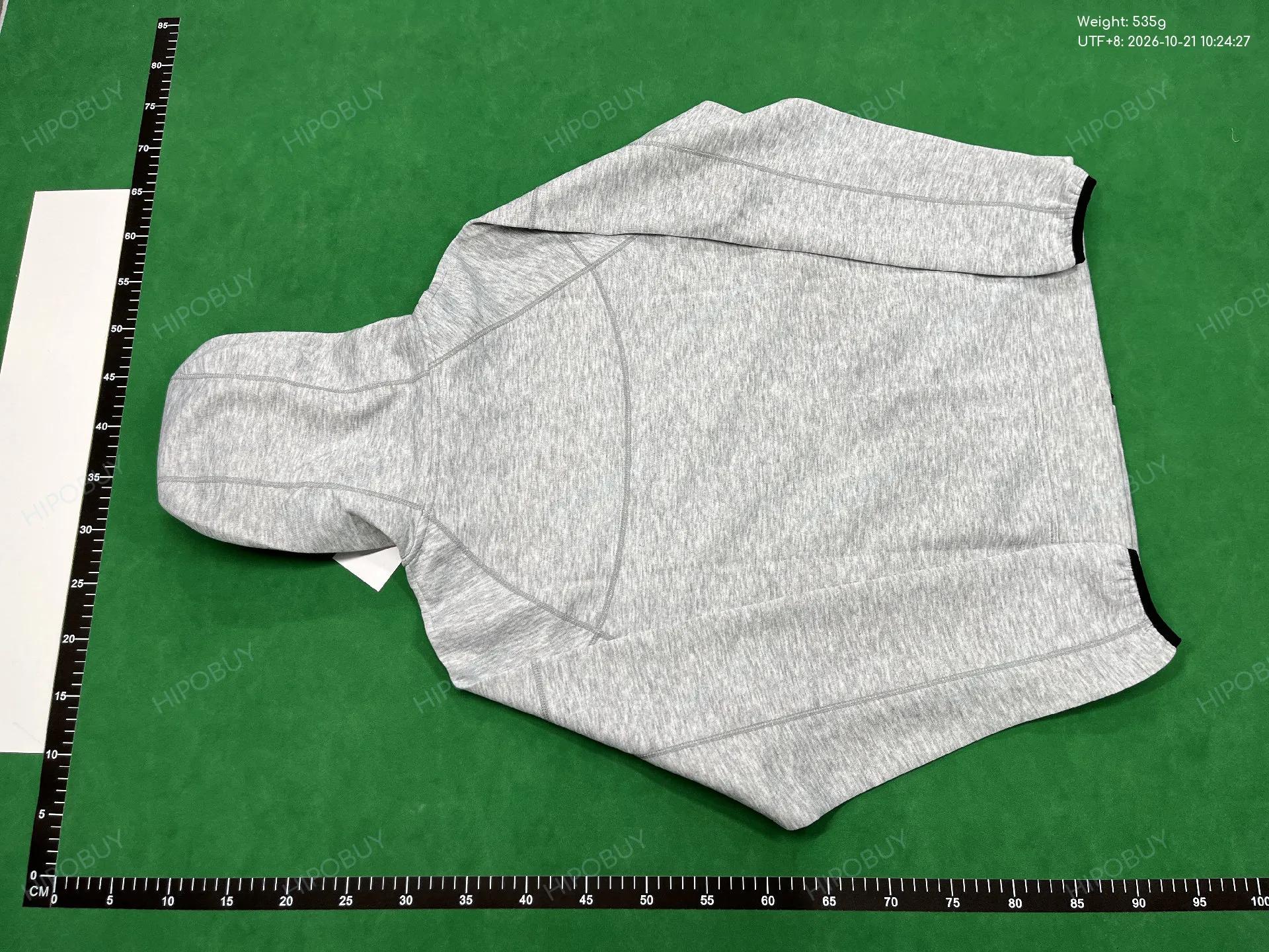 Foto QC 3 de Nike Tech Fleece Windrunner Jacket Hooded Grey Heather
