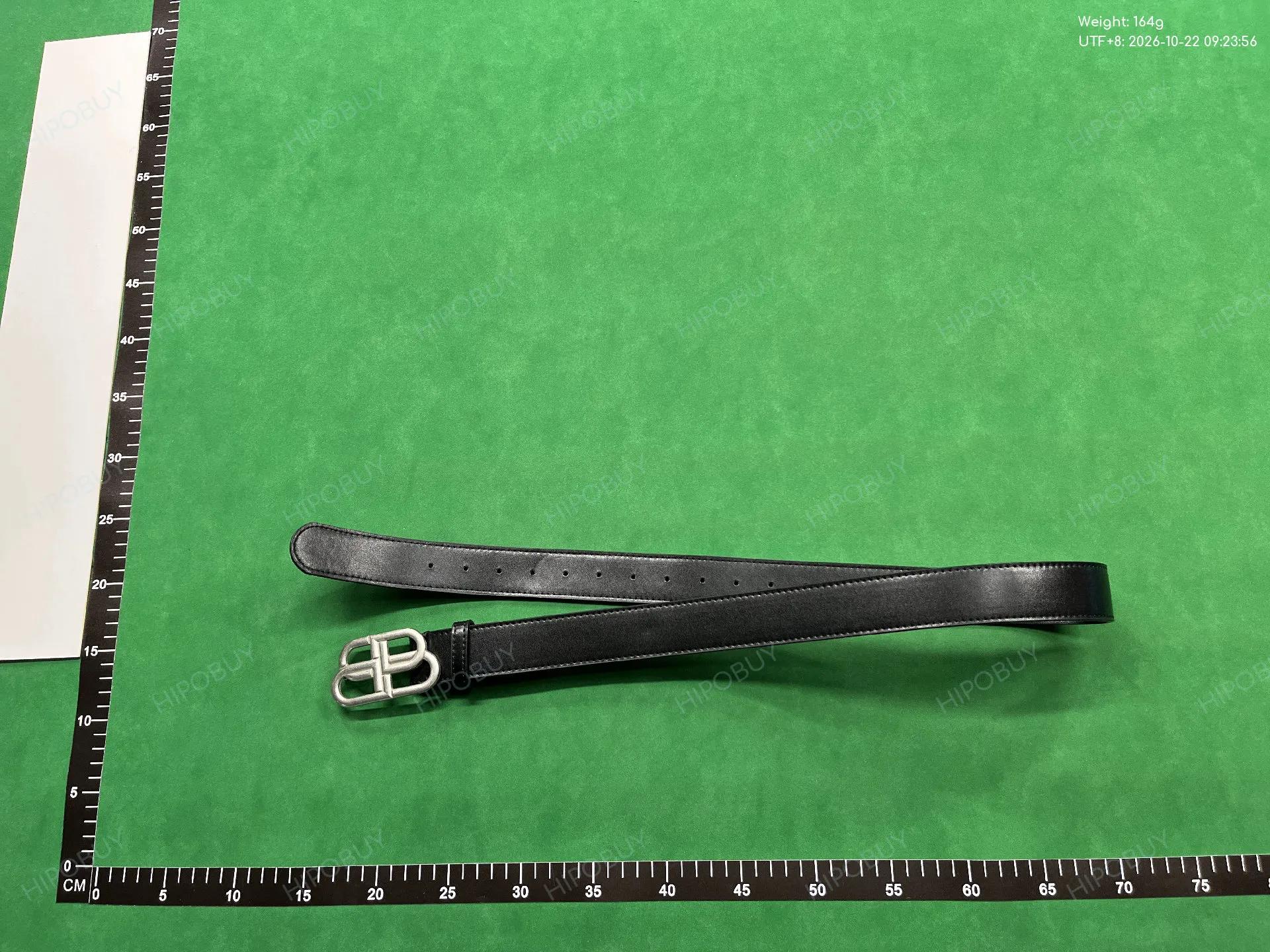 Foto QC 2 de Balenciaga BB Belt Black
