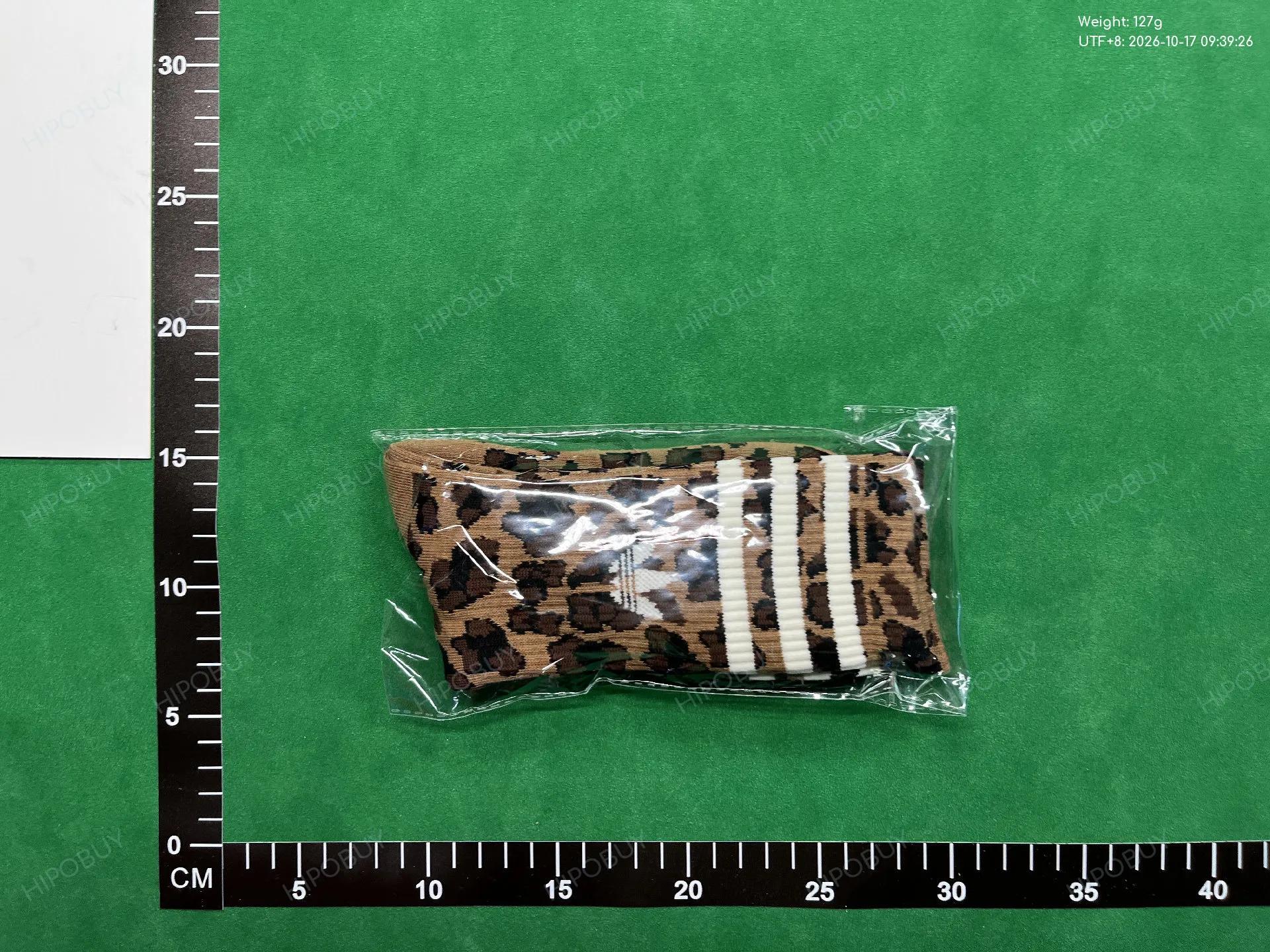 Foto QC 5 de adidas Originals Leopard Print Crew Socks Multicolor White