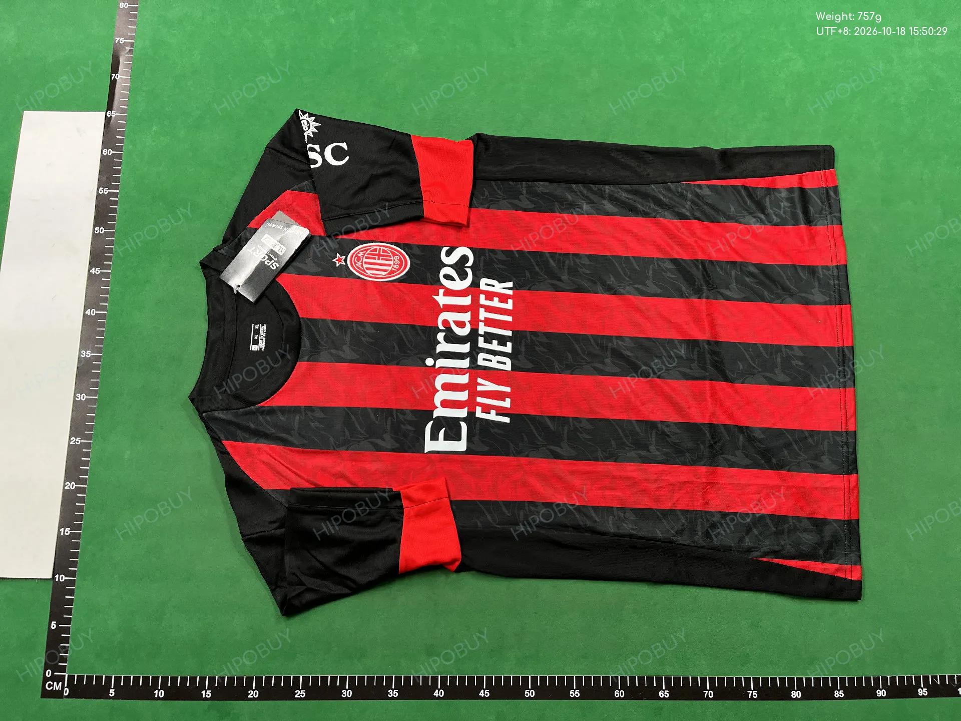 Foto QC 2 de AC Milan 2025/26 Modric #14 Home Kids Jersey Red Black