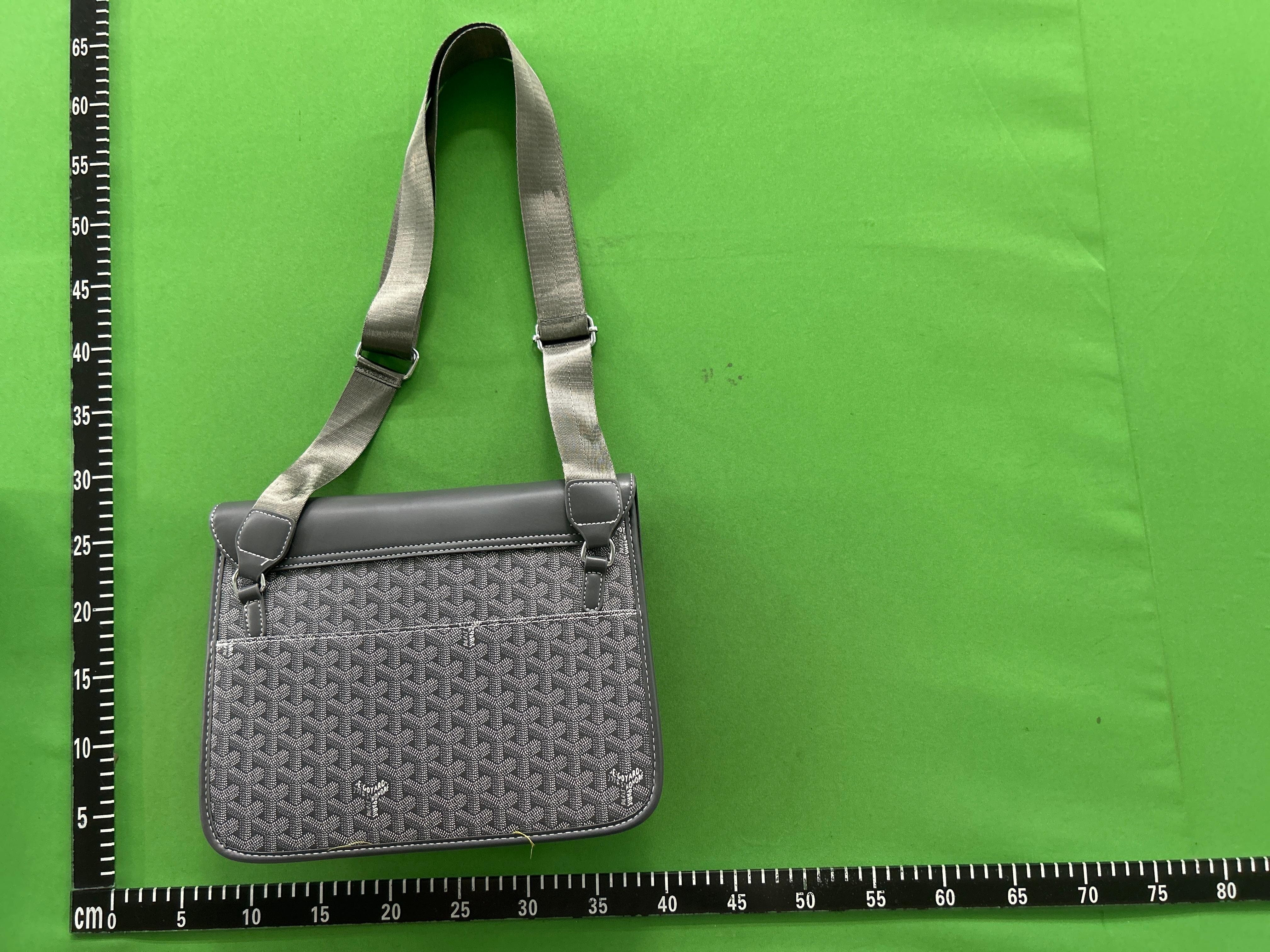 Foto QC 2 de Goyard Coursier Messenger Bag Grey Goyardine Canvas
