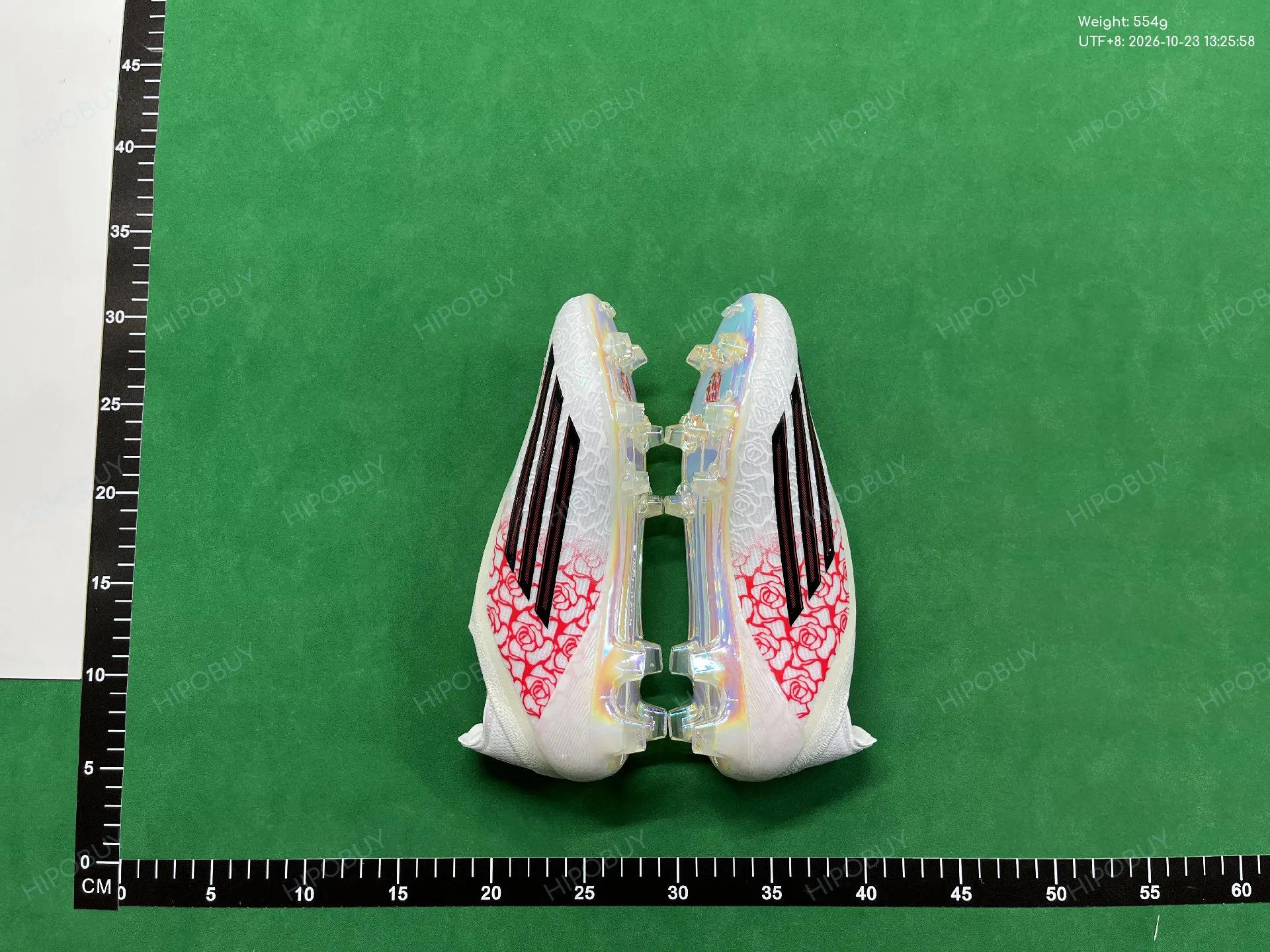 Foto QC 4 de adidas F50 Elite Laceless FG Lamine Yamal White Solar Red IF0601