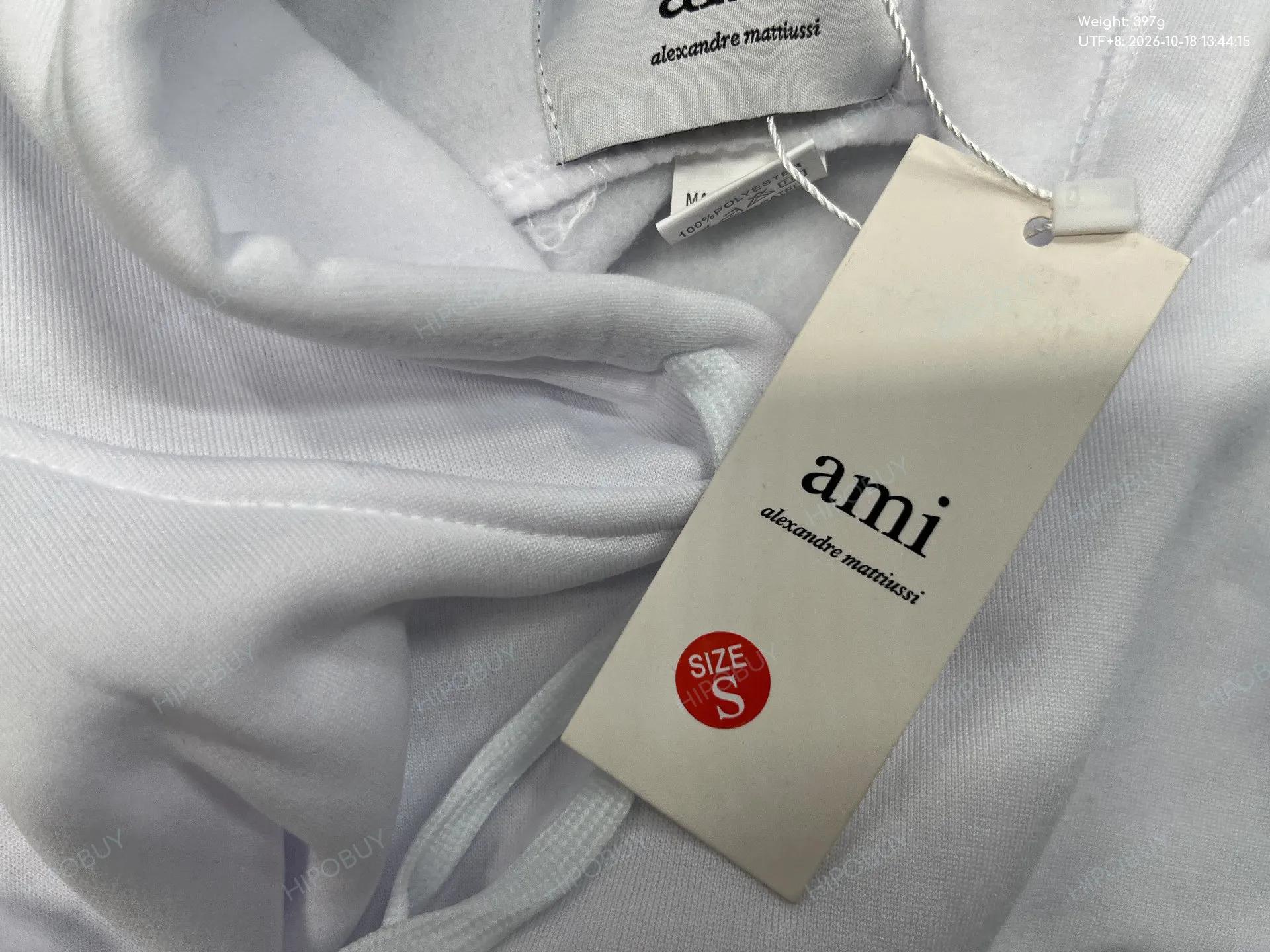 Foto QC 1 de Ami Paris Zip Jacket Hoodie Black