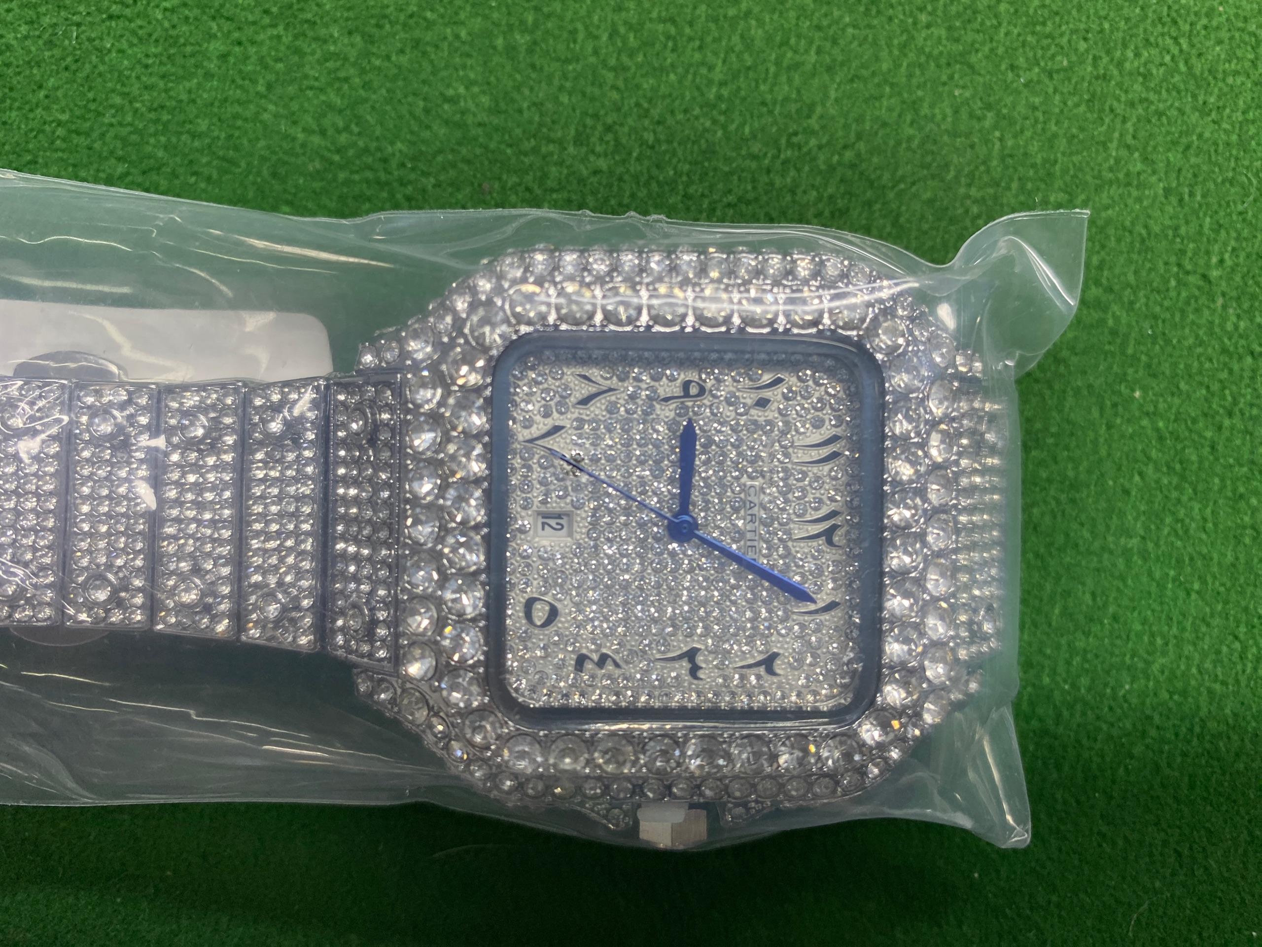Foto QC 2 de Other Full Diamond Iced Out Day Date V076