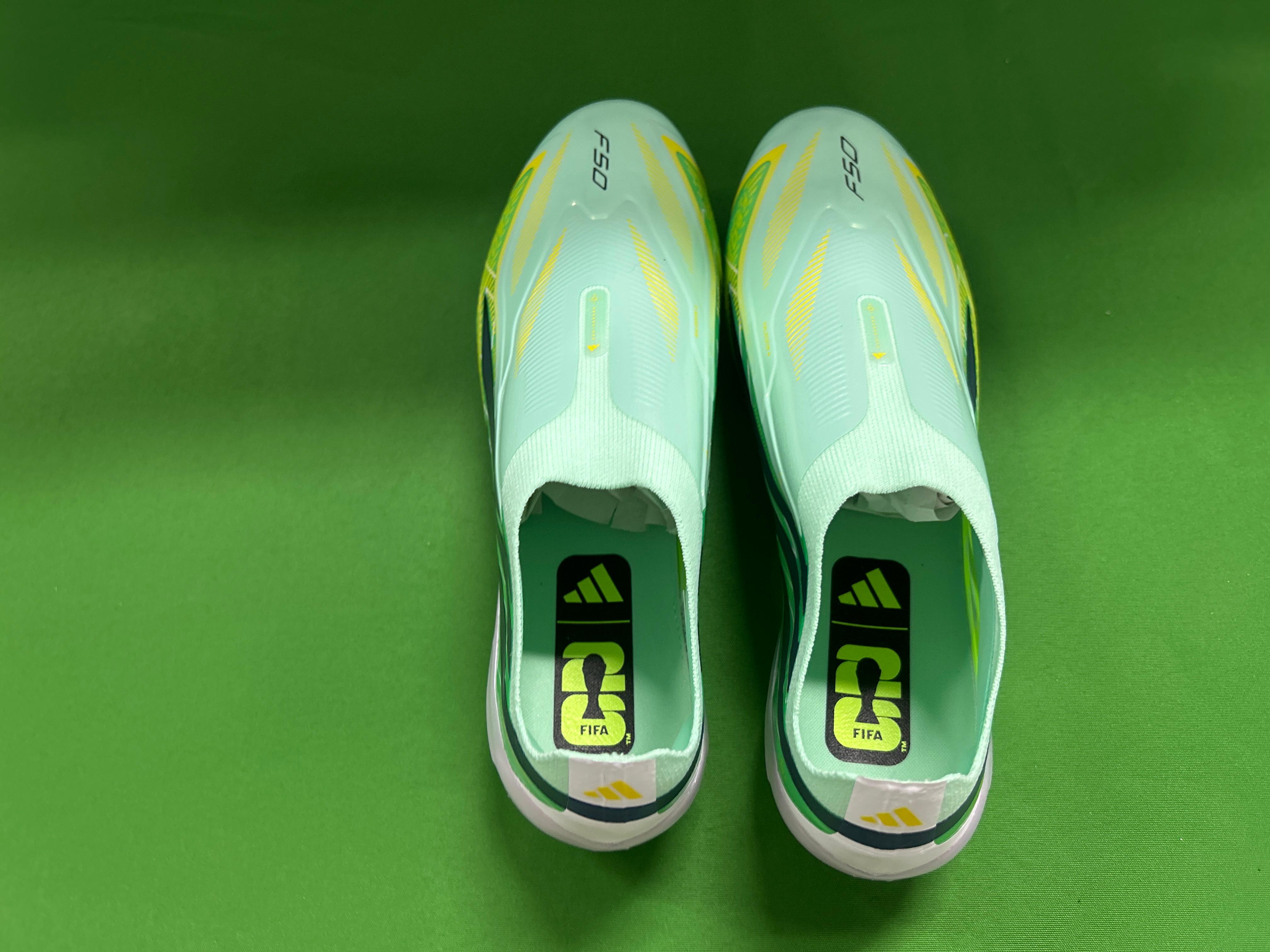 Foto QC 3 de adidas F50 Hyperfast Elite Laceless FG Lamine Yamal Pulse Mint