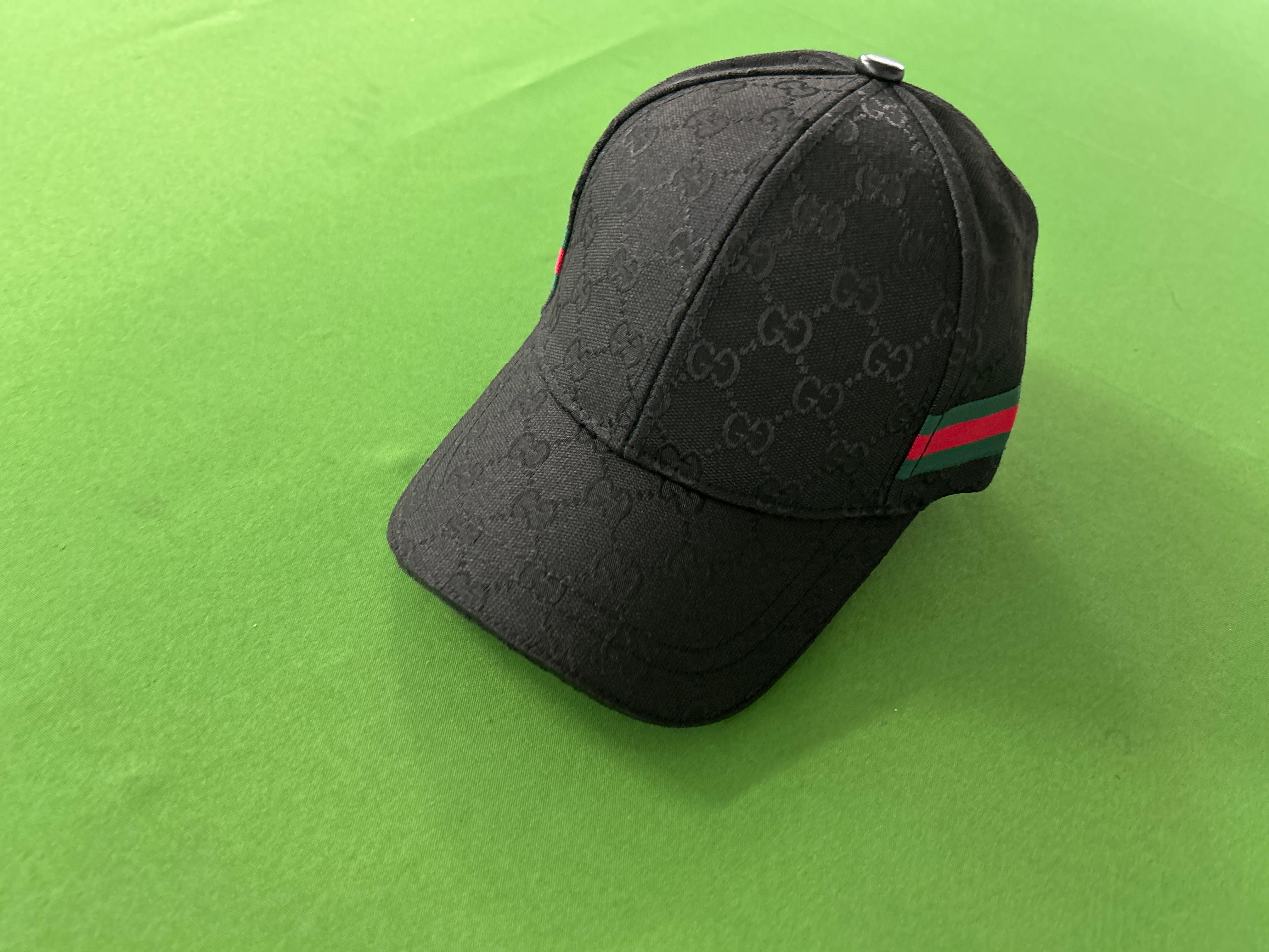 Foto QC 8 de Gucci Web Monogram Cap Grey