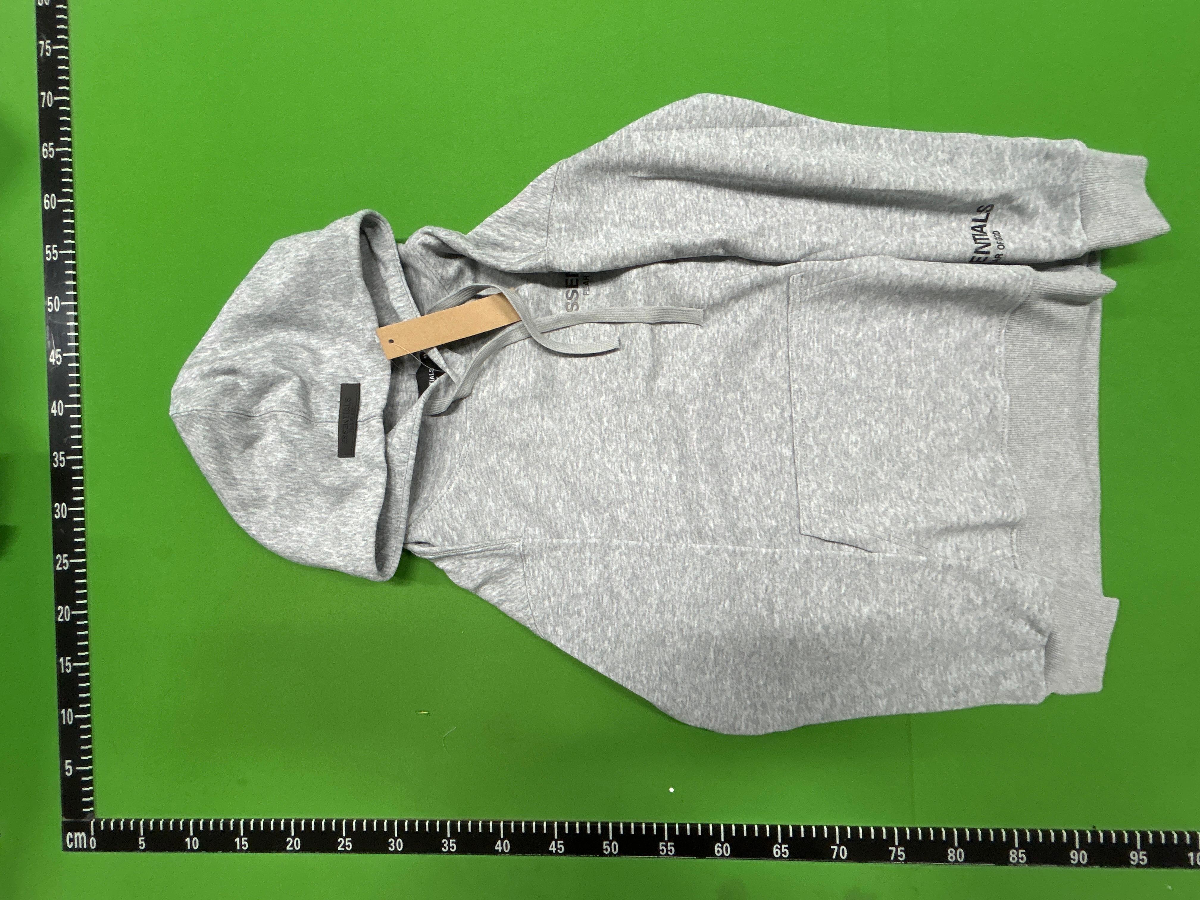 Foto QC 7 de Fear of God Essentials Sweatpants Logo Heather Grey