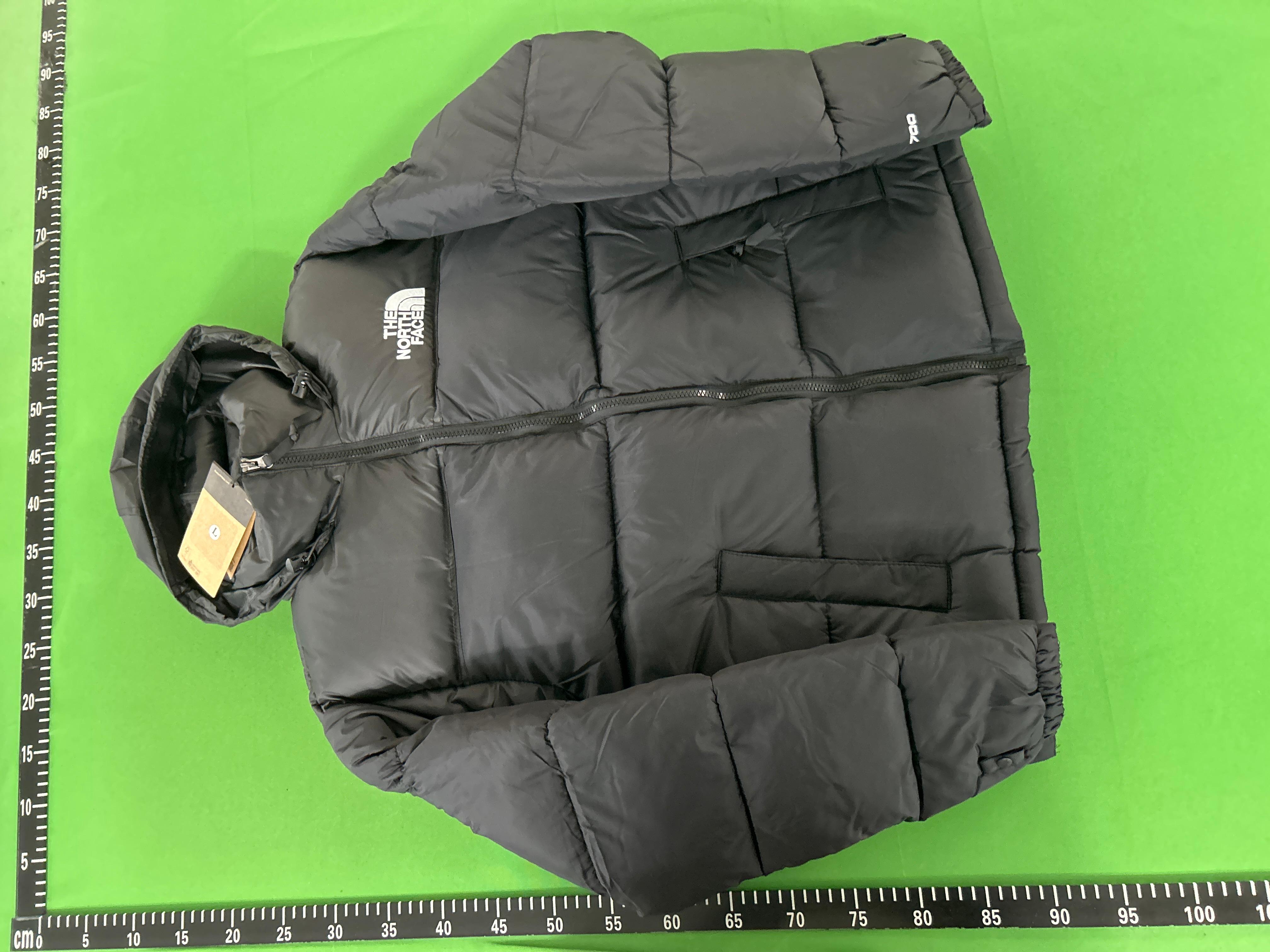 Foto QC 7 de The North Face Puffer Jacket Hooded 700-Fill Down Grey Black