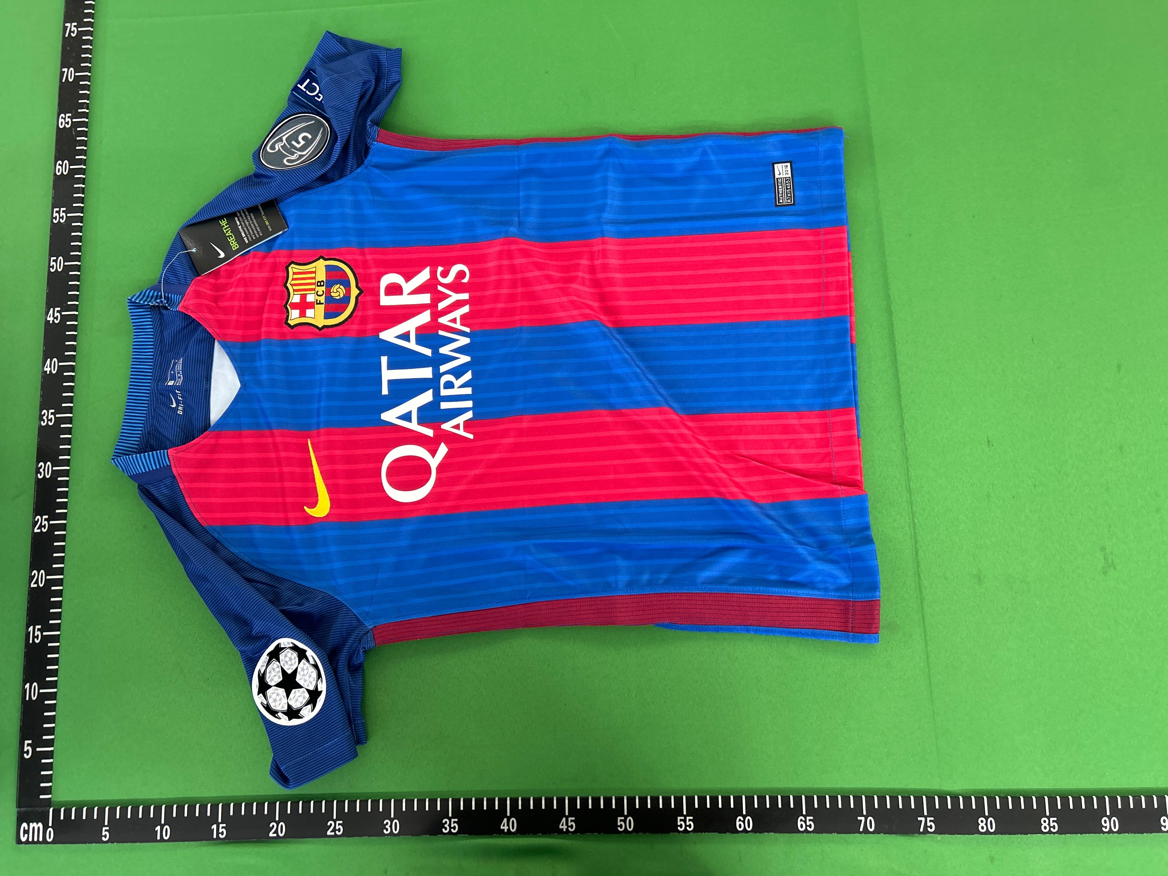 Foto QC 5 de Nike x FC Barcelona 2016/17 Away Lionel Messi #10 Jersey Purple