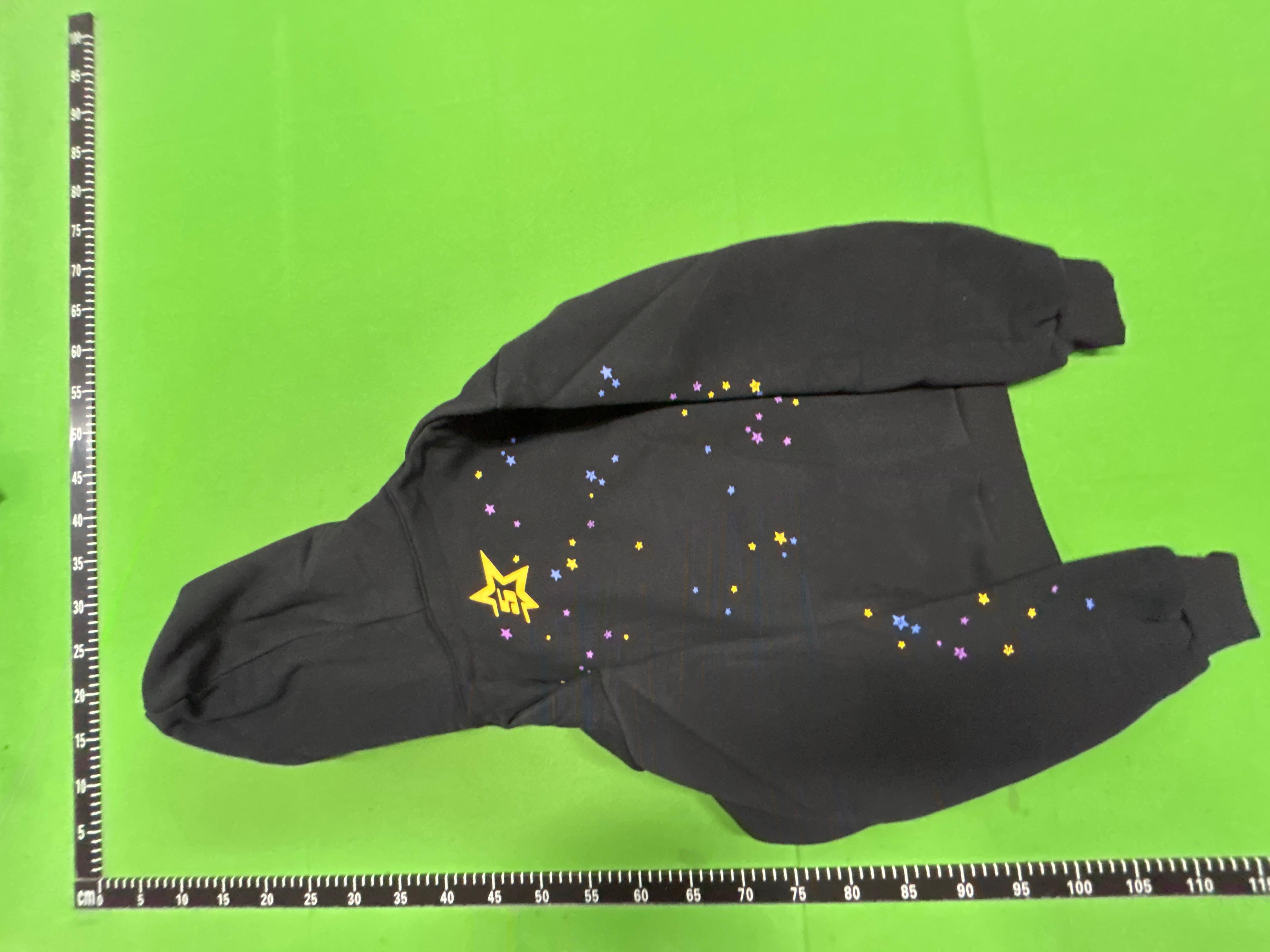 Foto QC 3 de sp5der Hoodie Star Graphic Black
