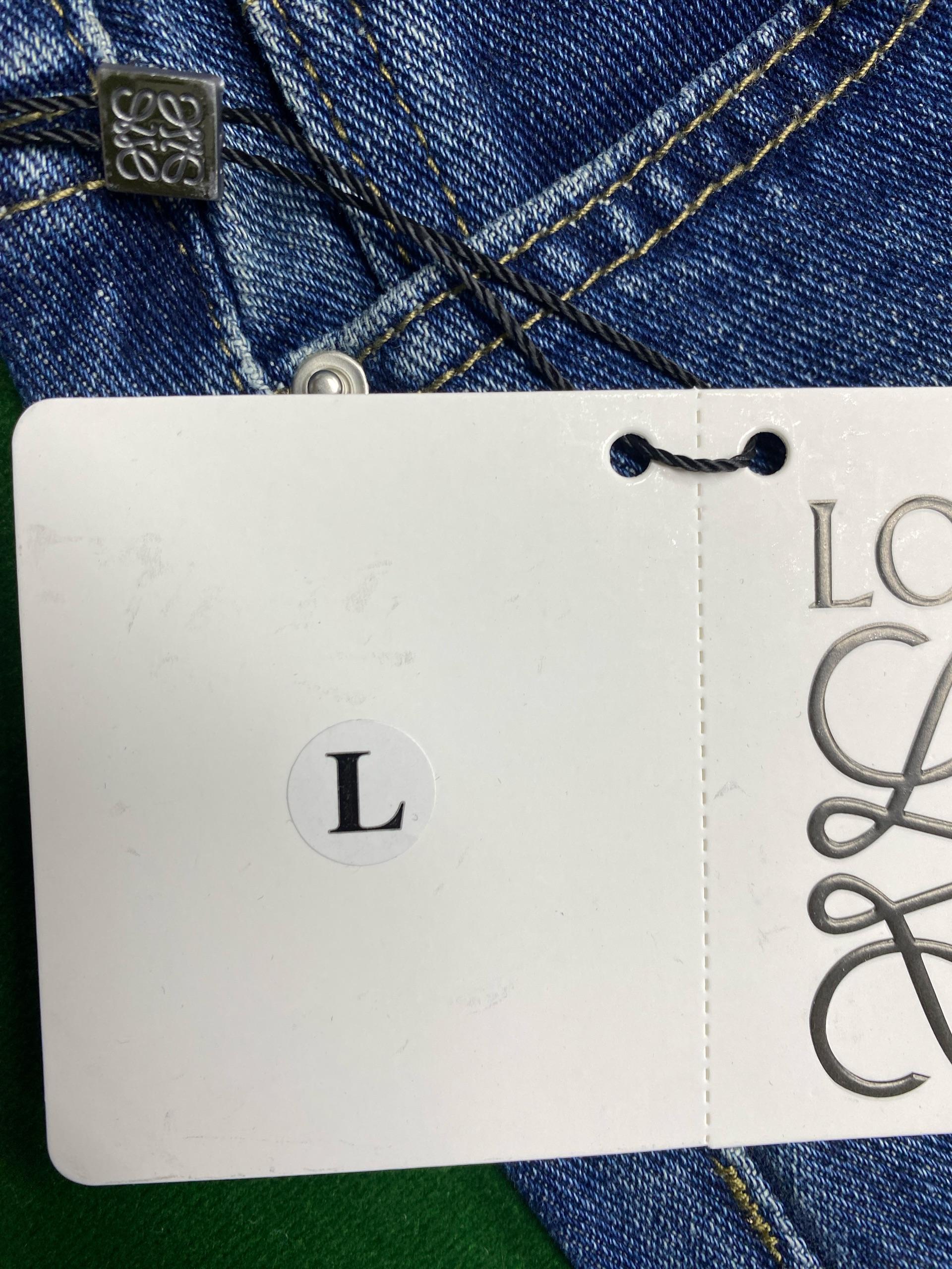 Foto QC 2 de Loewe Anagram Jeans Cut-Out Baggy Black