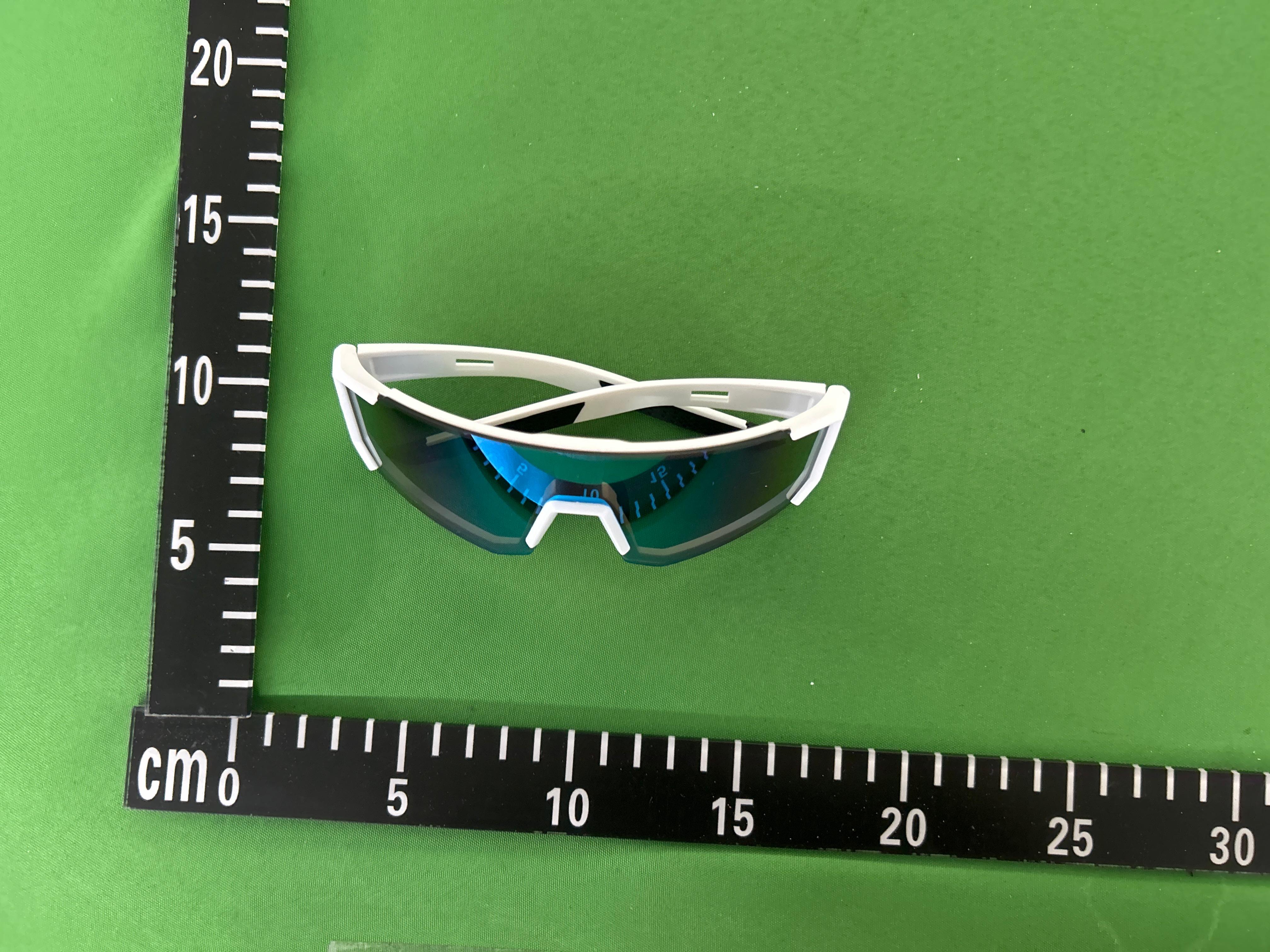 Foto QC 5 de Square-Frame Plastic Goggles Black Blue