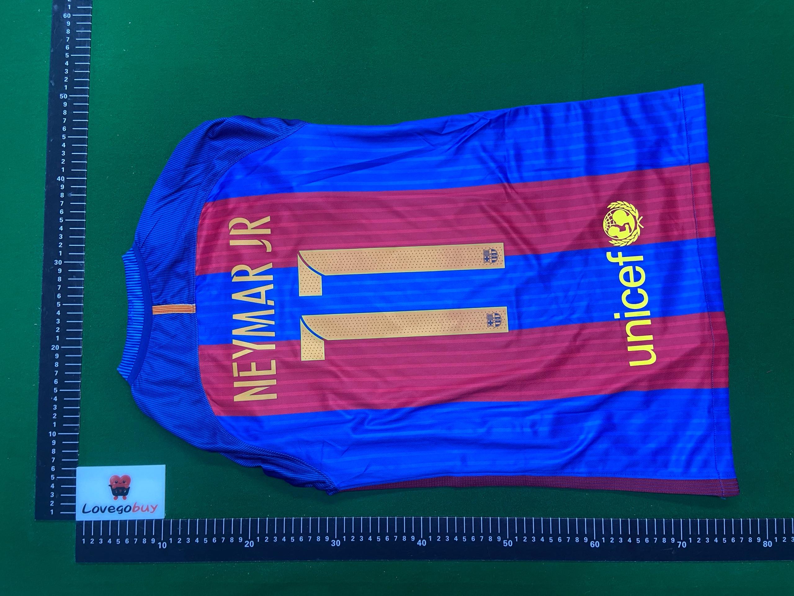Foto QC 2 de Nike x FC Barcelona 2016/17 Away Lionel Messi #10 Jersey Purple