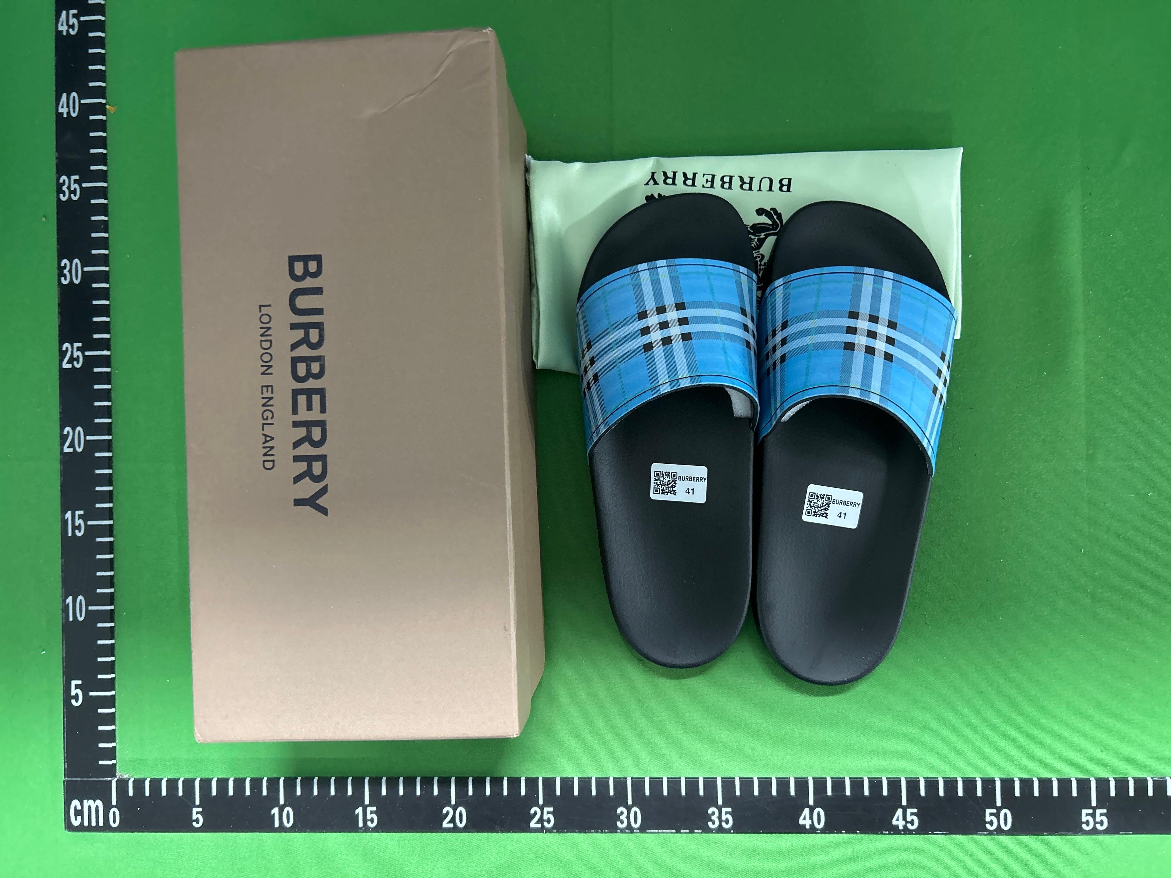 Foto QC 2 de Burberry Check Slide Rubber Archive Beige