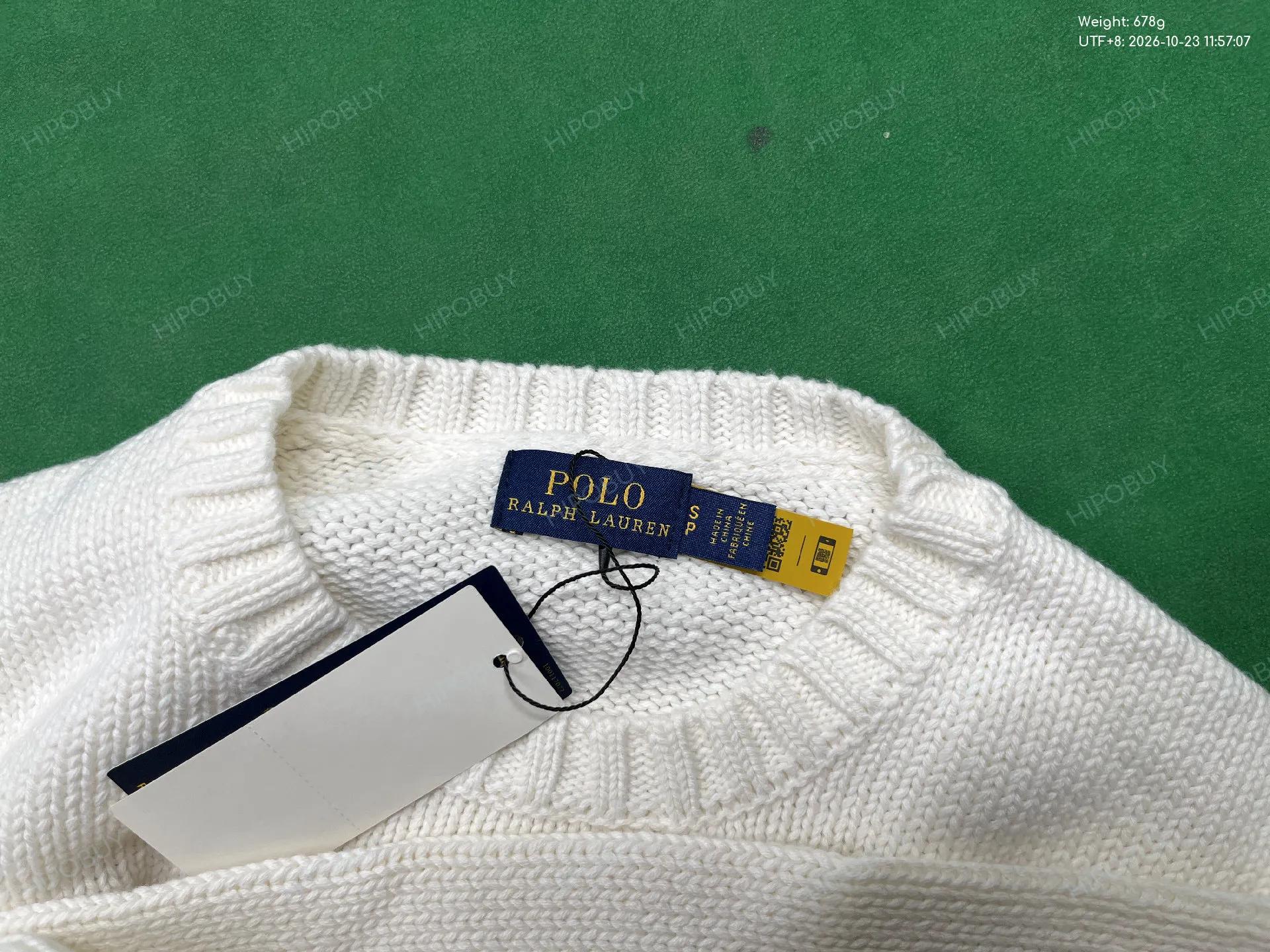 Foto QC 5 de Polo Ralph Lauren American Flag Crewneck Sweater Navy