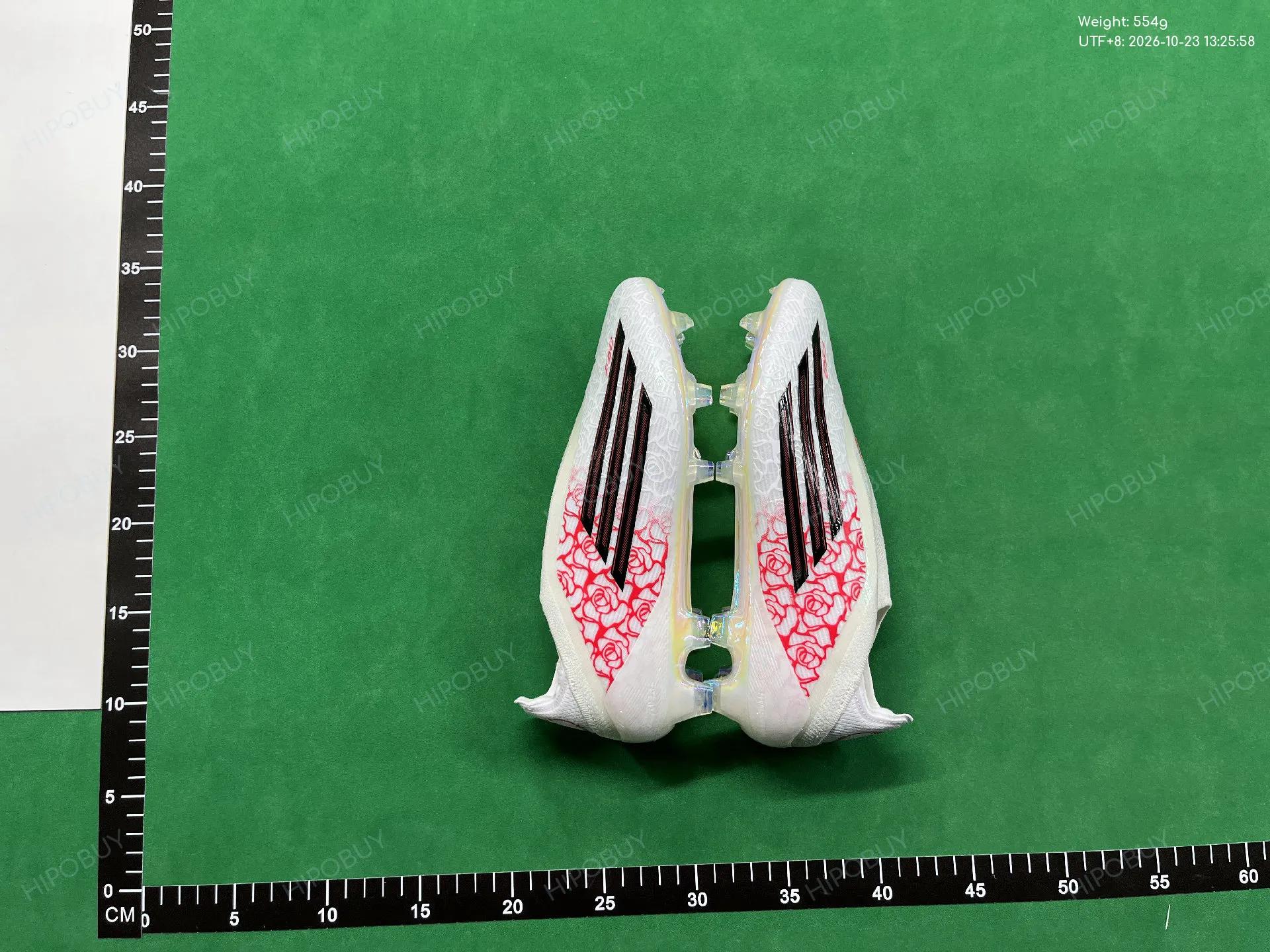 Foto QC 5 de adidas F50 Elite Laceless FG Lamine Yamal White Solar Red IF0601