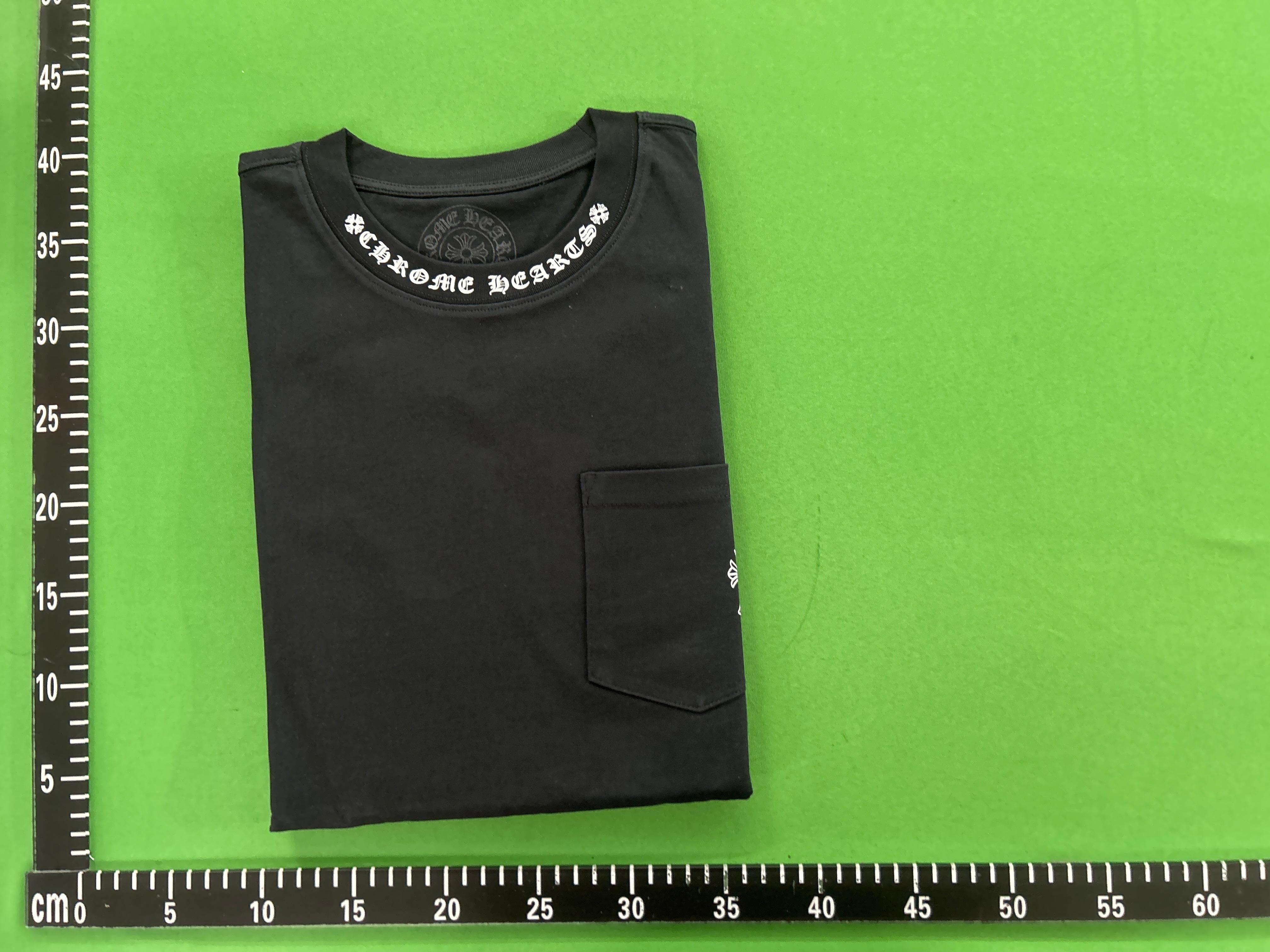 Foto QC 5 de Chrome Hearts T-shirt Horseshoe Raglan Long-Sleeve White Black