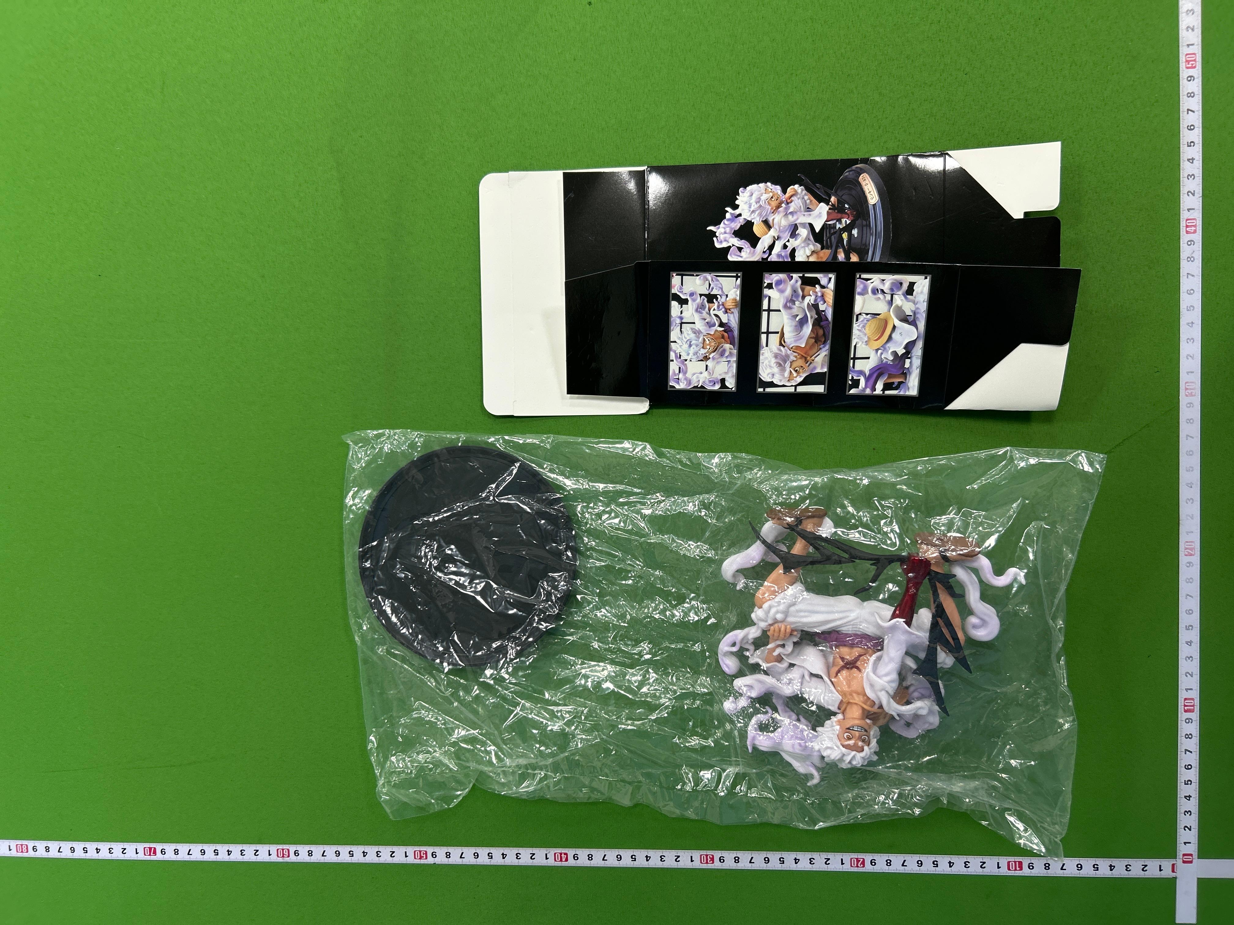 Foto QC 2 de Other One Piece Monkey D. Luffy Eustass Kid Trafalgar Law Wano Country Arc Three Captains Resin Figure