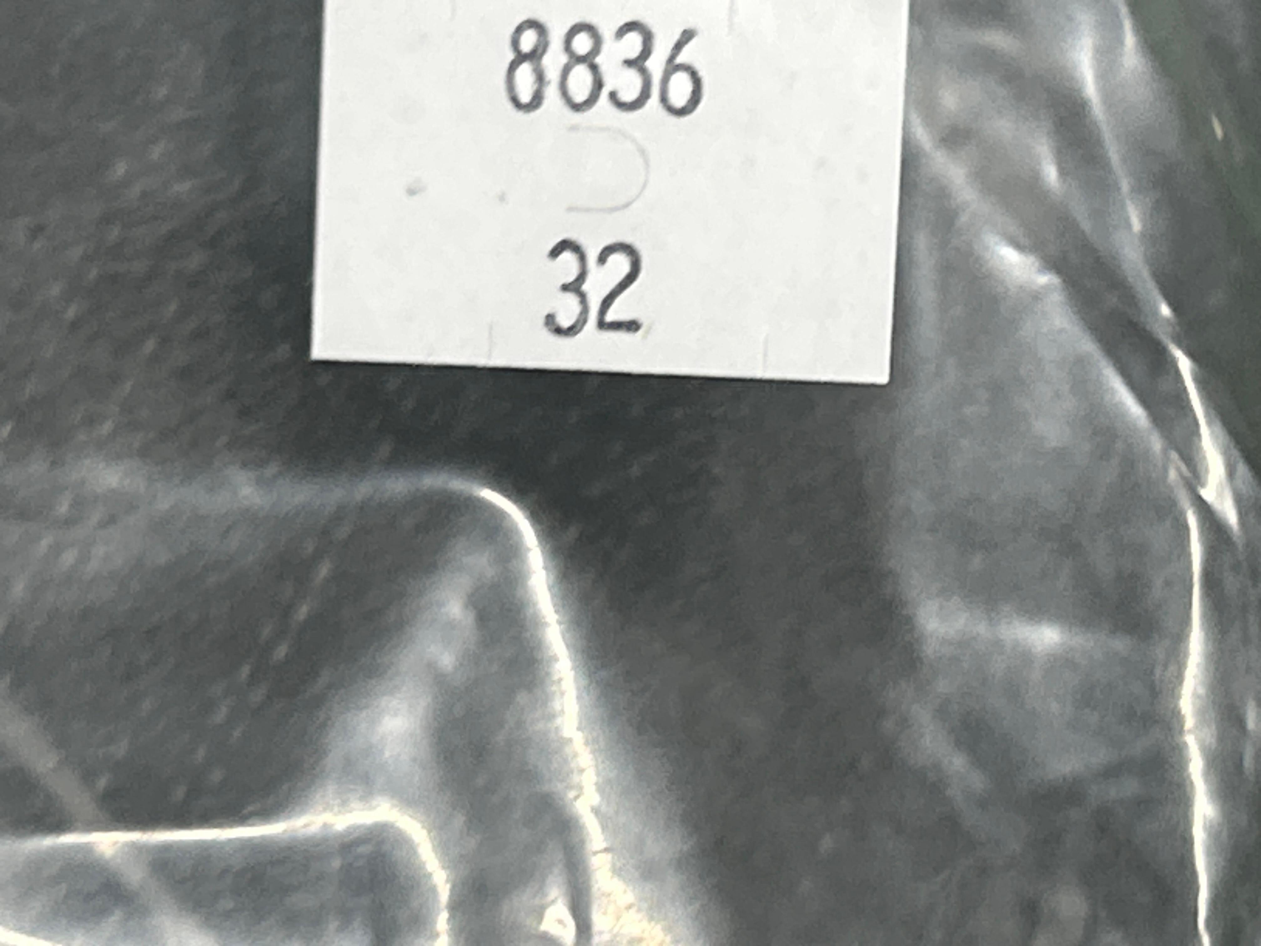 Foto QC 5 de Amiri Crystal Staggered Logo Jeans Distressed Skinny Light Blue