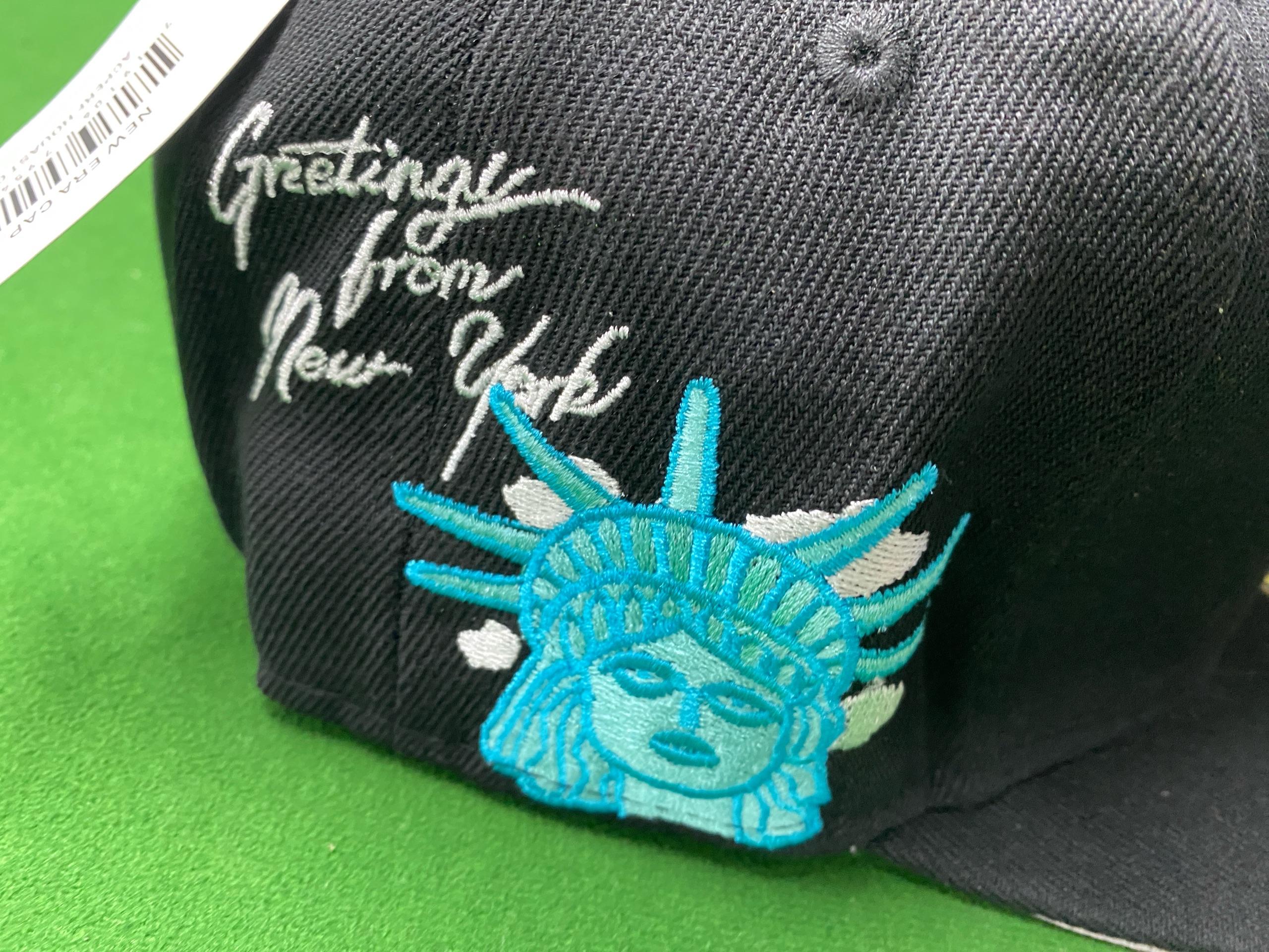 Foto QC 2 de New Era Los Angeles Dodgers Dodger Stadium 50th Anniversary 59FIFTY Cap Cream Black Green