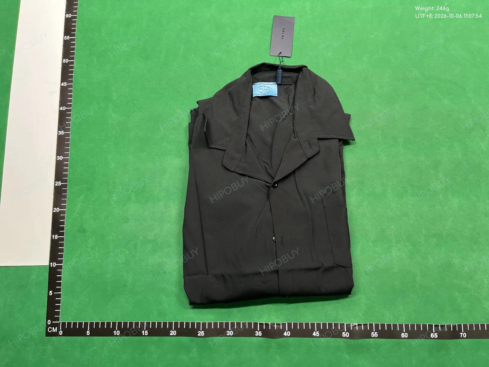 Foto QC 4 de Prada Shirt Triangle Logo White