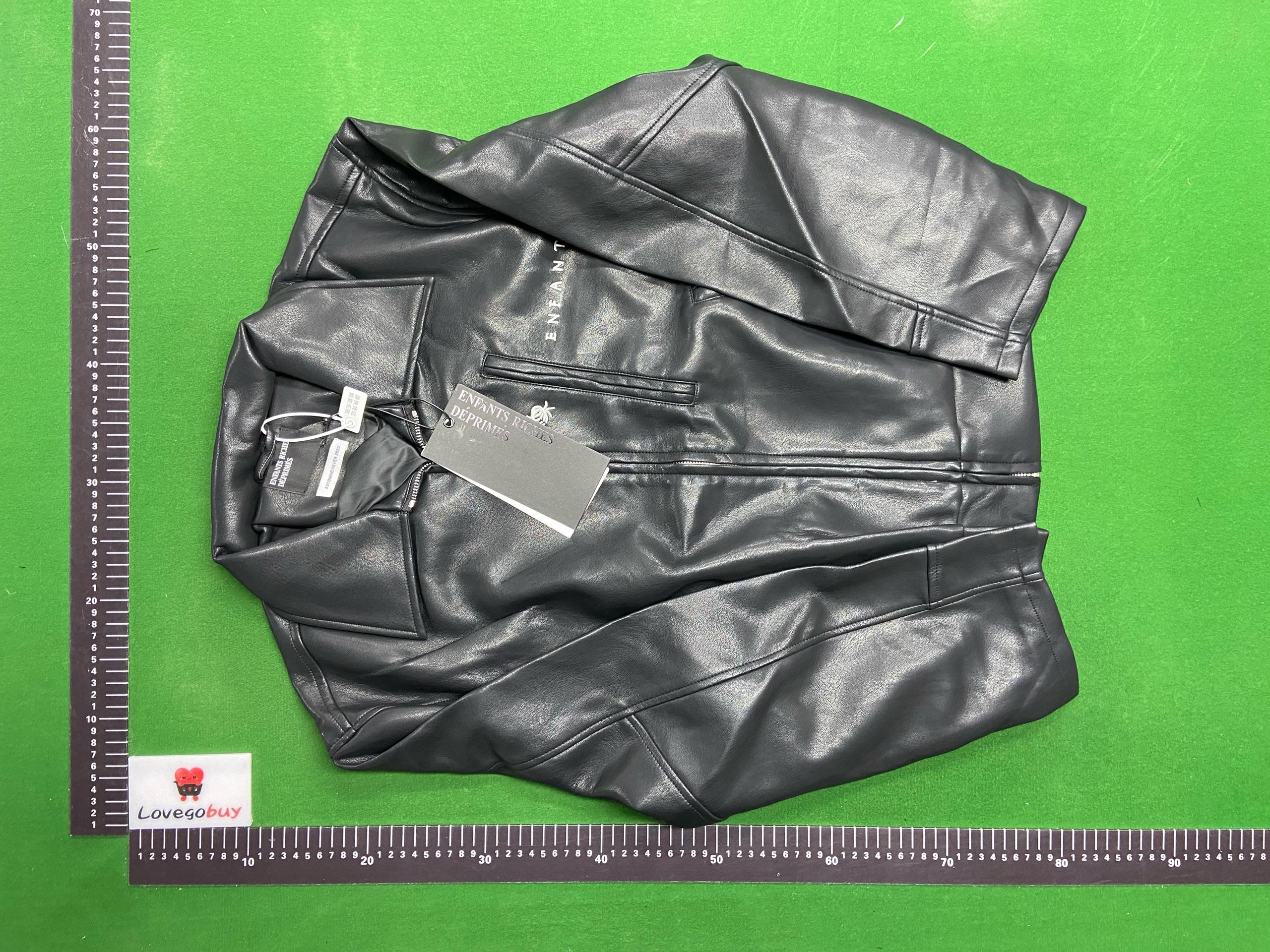 Foto QC 1 de Enfants Riches Déprimés Opium Den Frank Leather Jacket Black