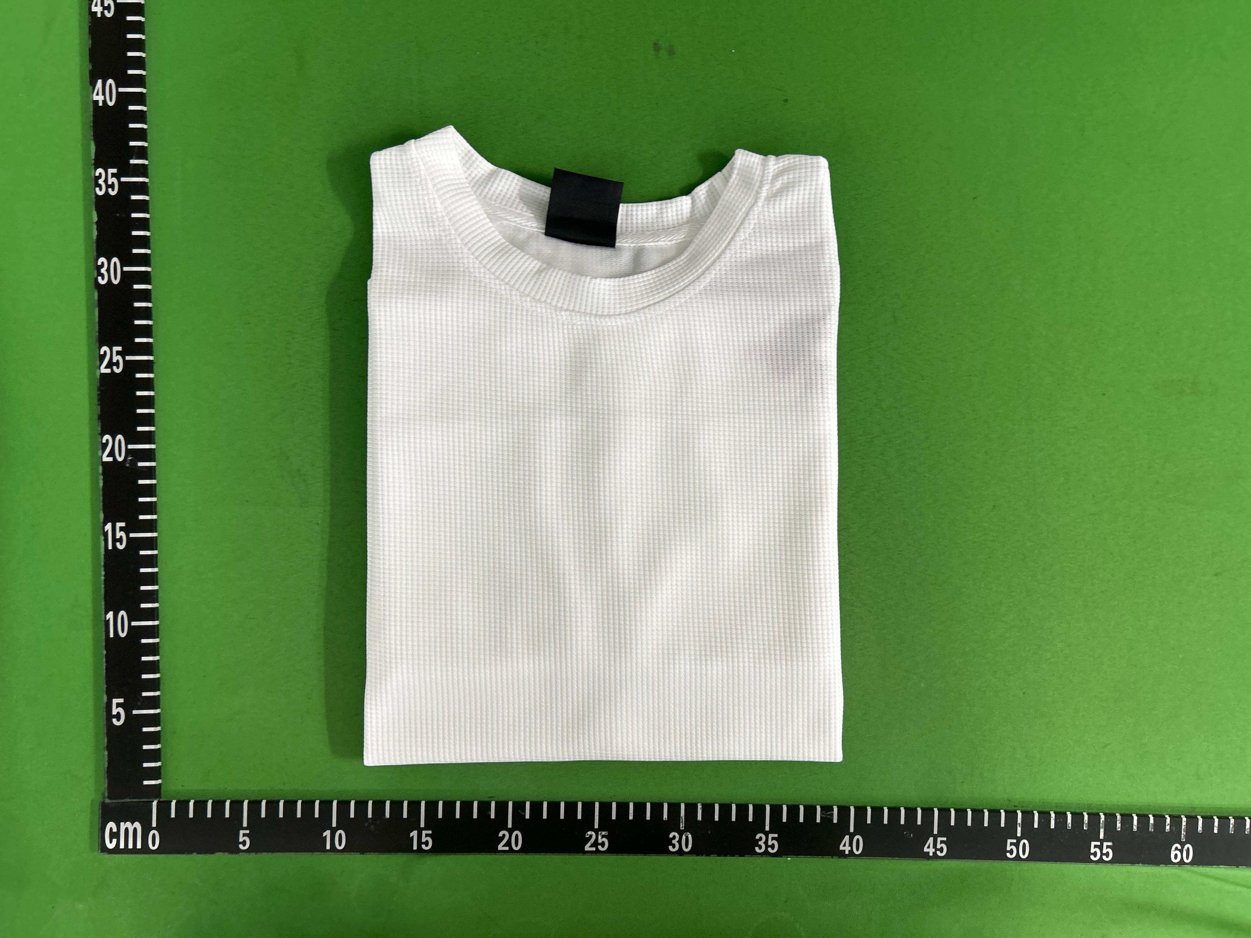 Foto QC 5 de Derschutze Blossom T-shirt Waffle Long Sleeve White