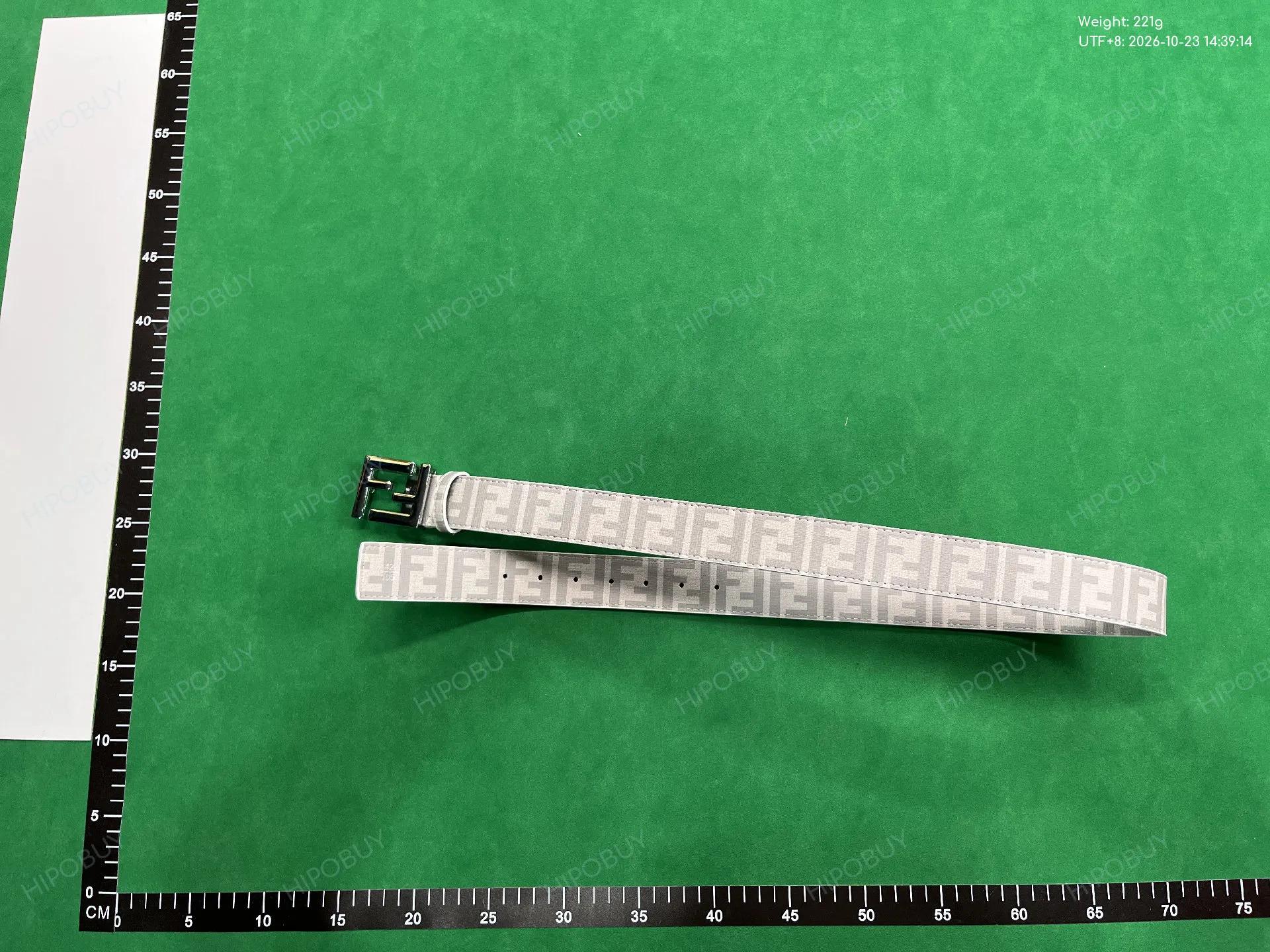 Foto QC 1 de Fendi FF Belt White