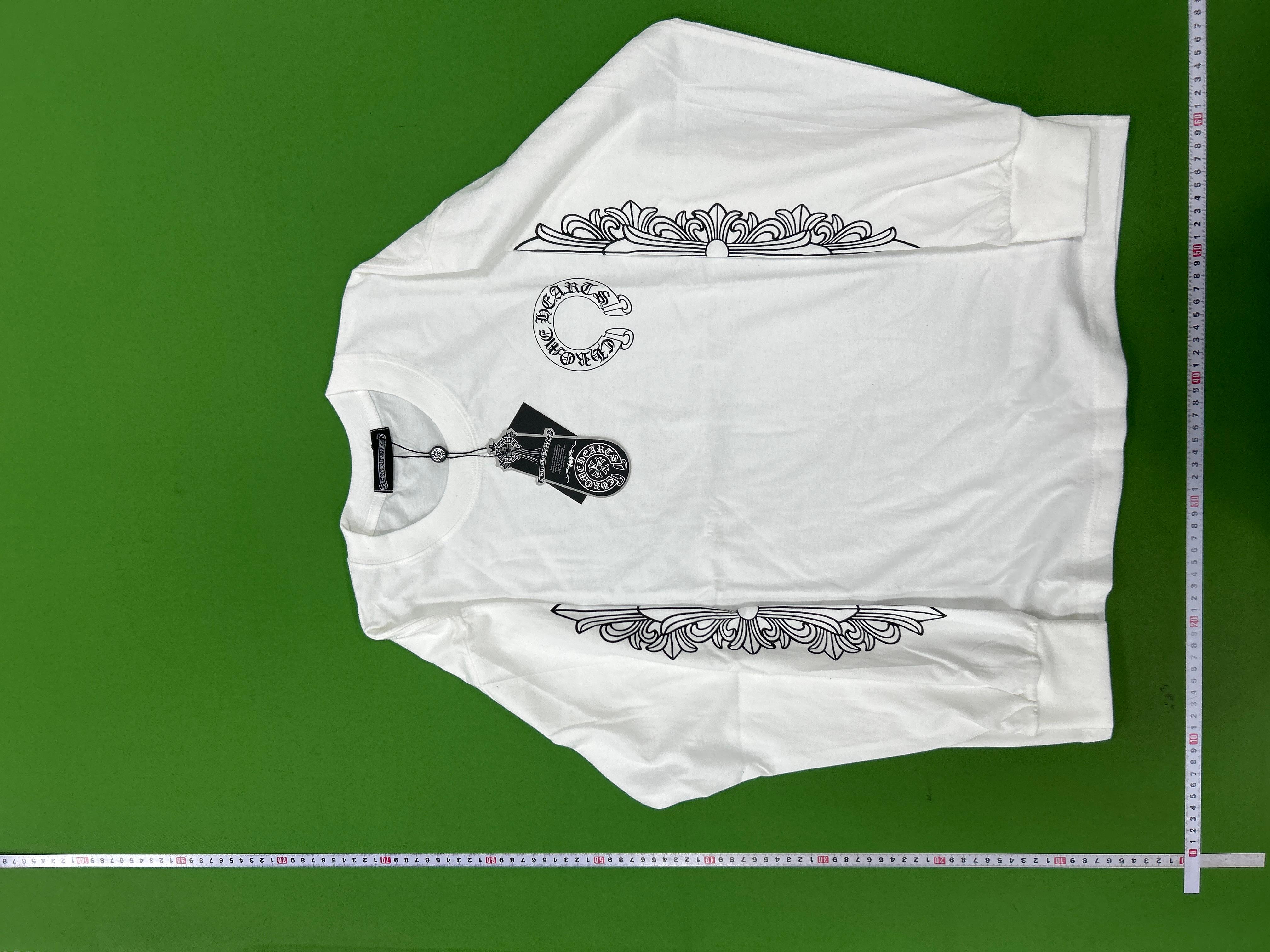 Foto QC 3 de Chrome Hearts Neck Logo Sleeve Print Pocket T-shirt White