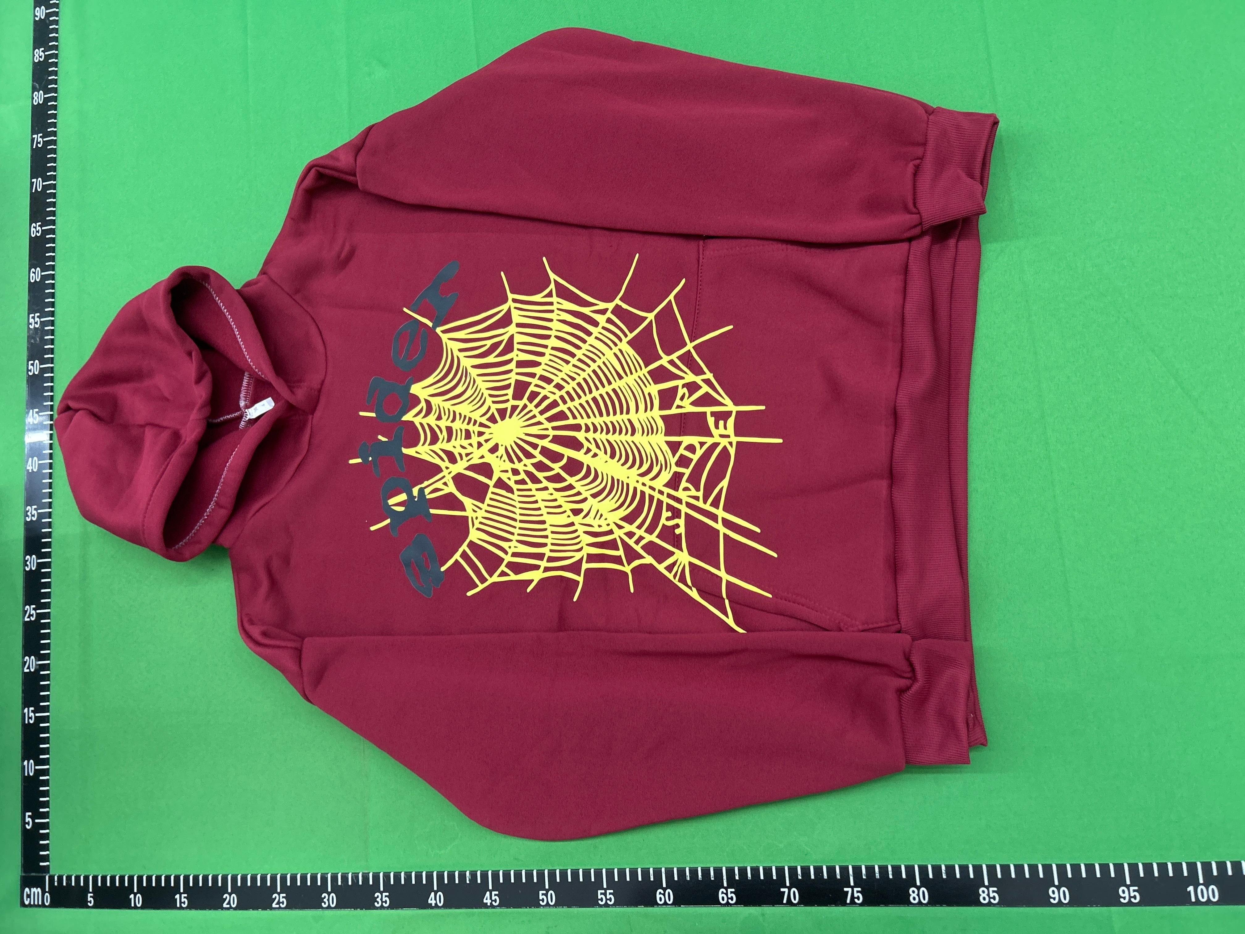 Foto QC 3 de Sp5der Sweater Star Puff Print Dark Grey Green