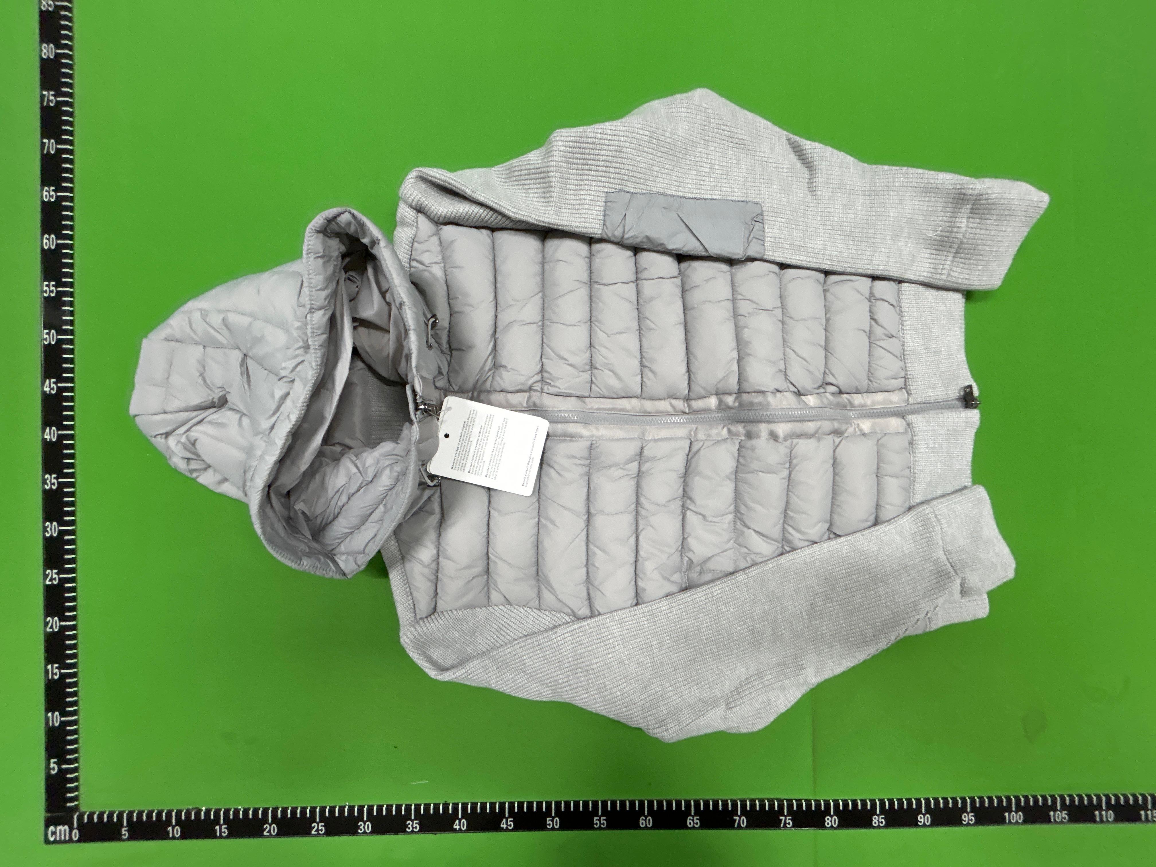 Foto QC 3 de Moncler Down Jacket Padded Wool Knit Hooded Black