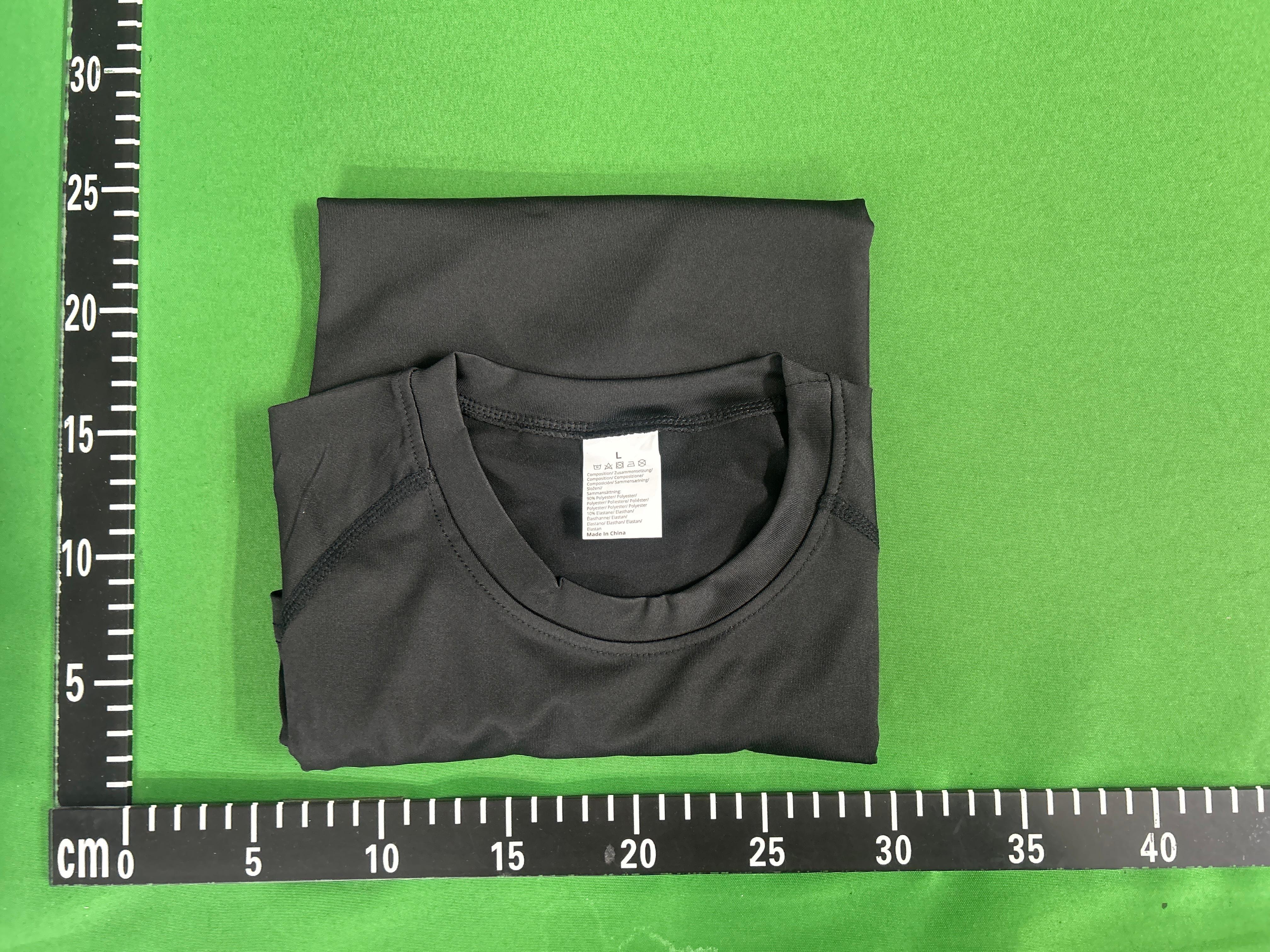 Foto QC 5 de Gymshark T-shirt Seamless Compression Logo Black Grey