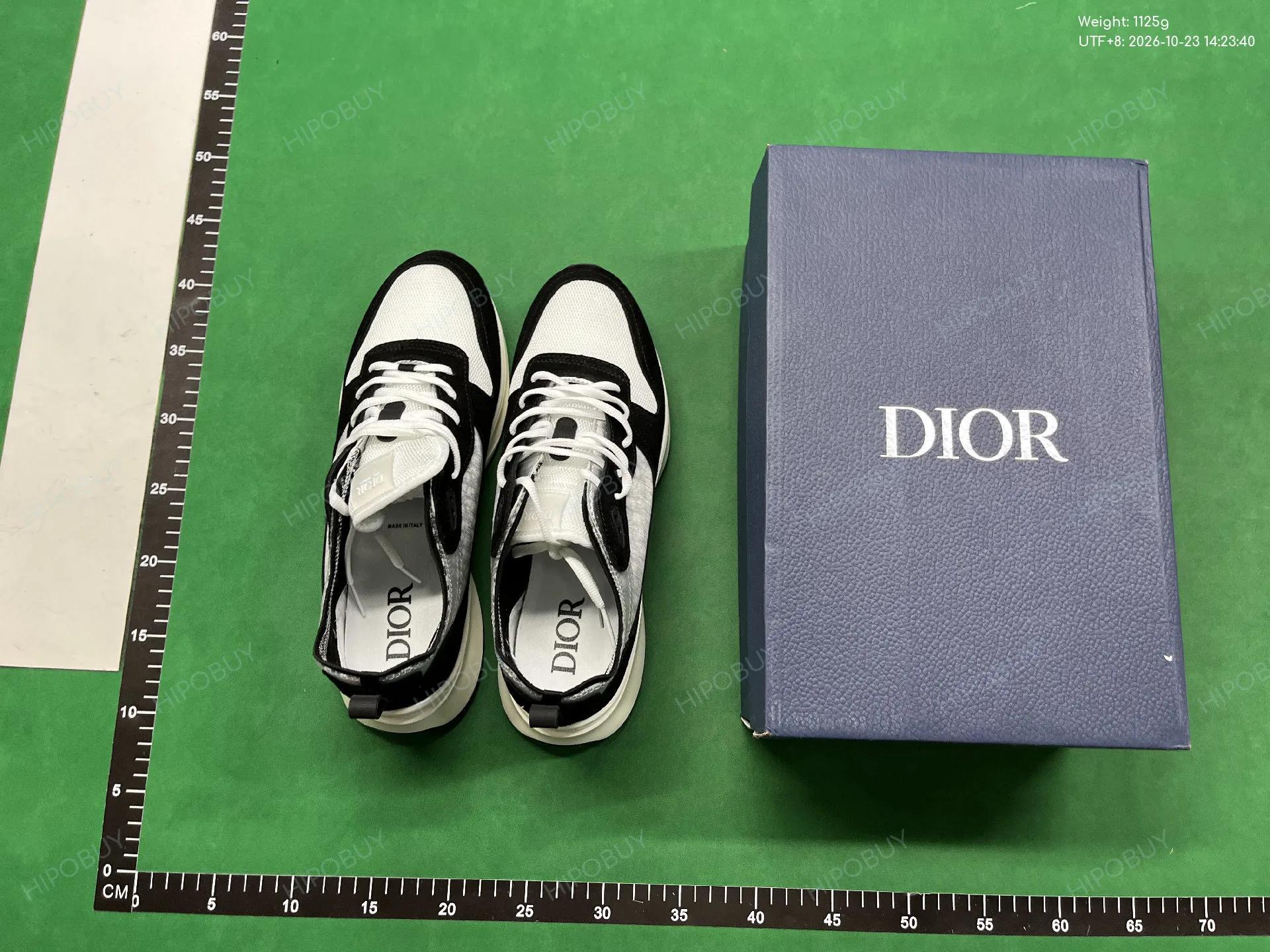 Foto QC 1 de Dior B22 Technical Mesh and Leather Black Iridescent