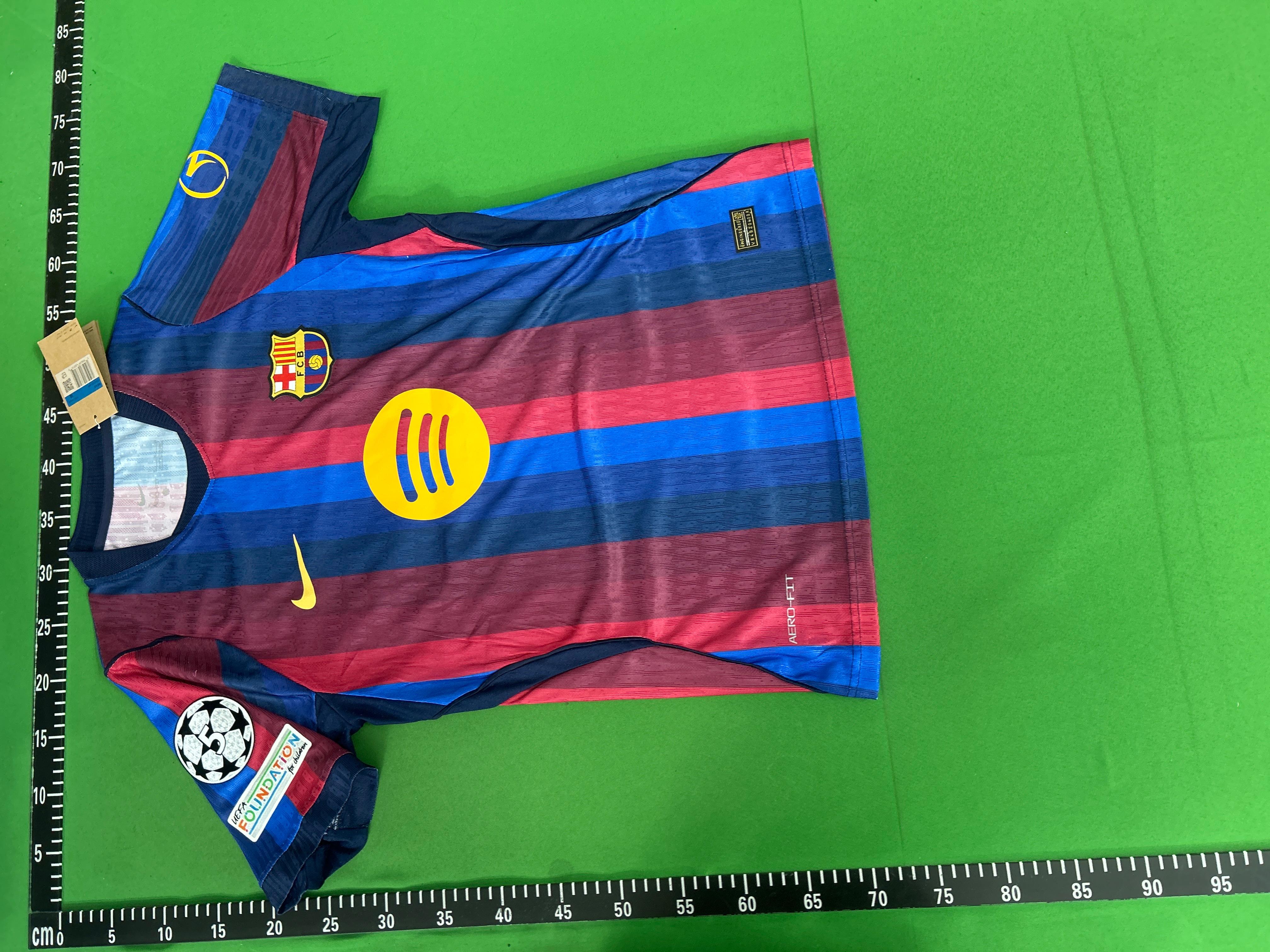 Foto QC 3 de Nike x FC Barcelona 2024/25 Home Player Version Jersey Deep Royal Blue/Noble Red