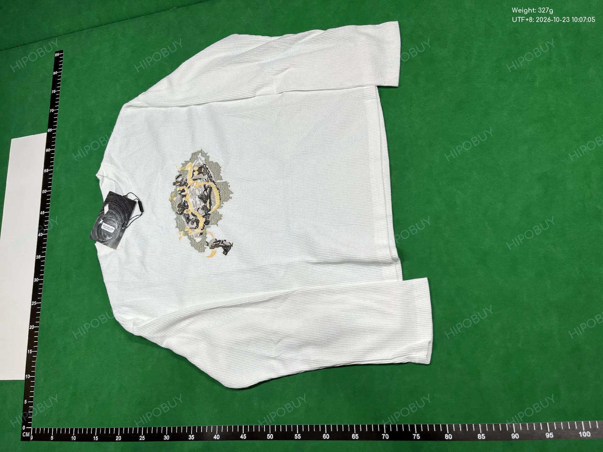 Foto QC 2 de derschutze Blossom Sweatpants Waffle Embroidered Off-White